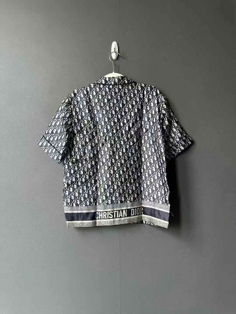 Dior Dior Silk Short Sleeve Shirt-2506 Size US M / EU 48-50 / 2 - 2 Thumbnail