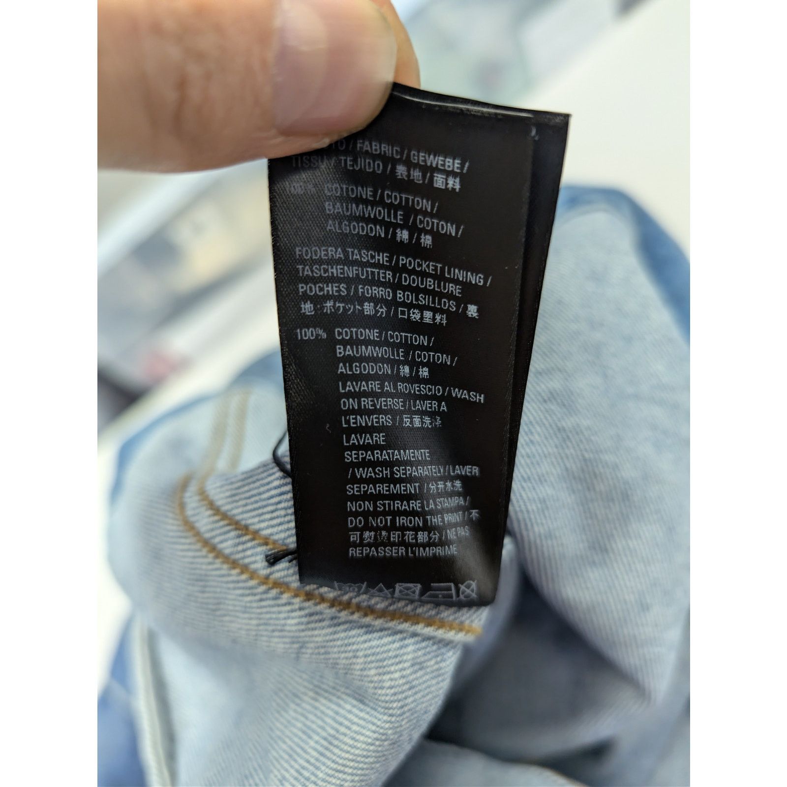 Balenciaga o1rshd1 Japanese Indigo Denim Large Fit Jacket Electric Blue Size US S / EU 44-46 / 1 - 19 Thumbnail