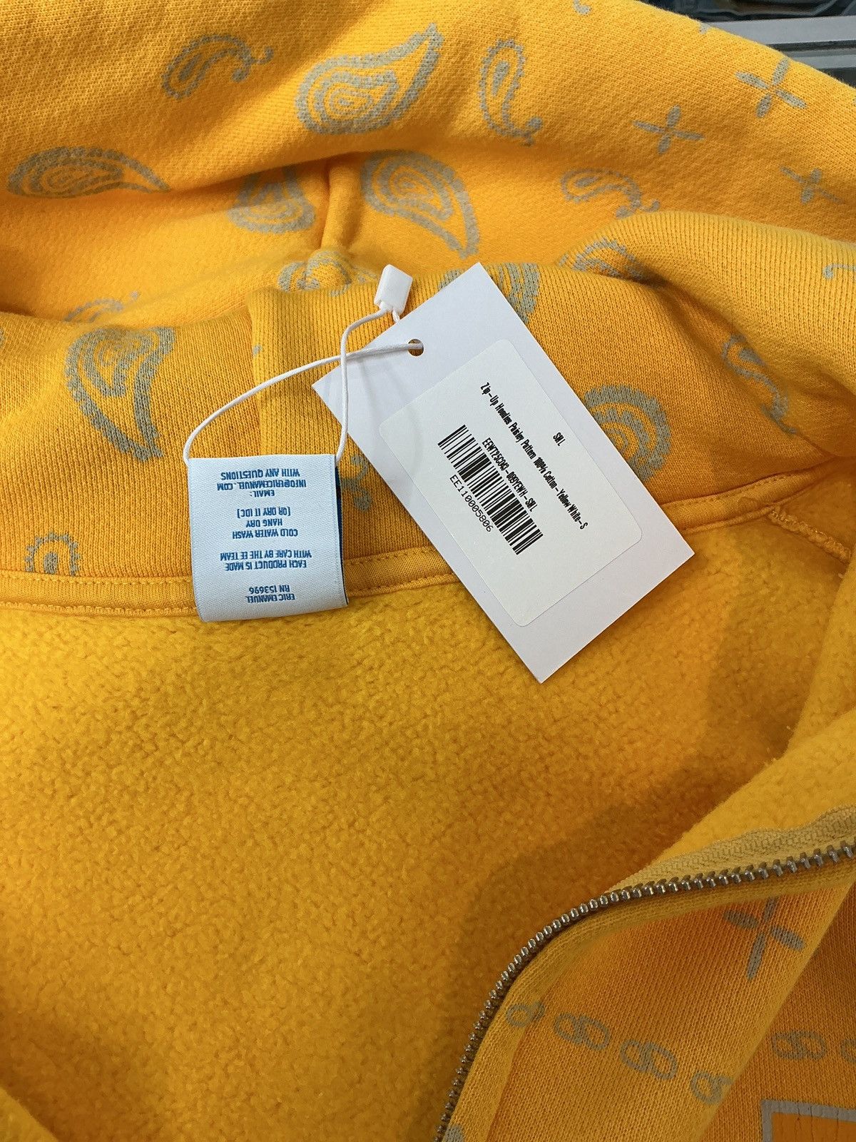 Eric Emanuel Eric Emanuel EE Zip-up (SS25) Yellow Paisley Size US S / EU 44-46 / 1 - 4 Thumbnail