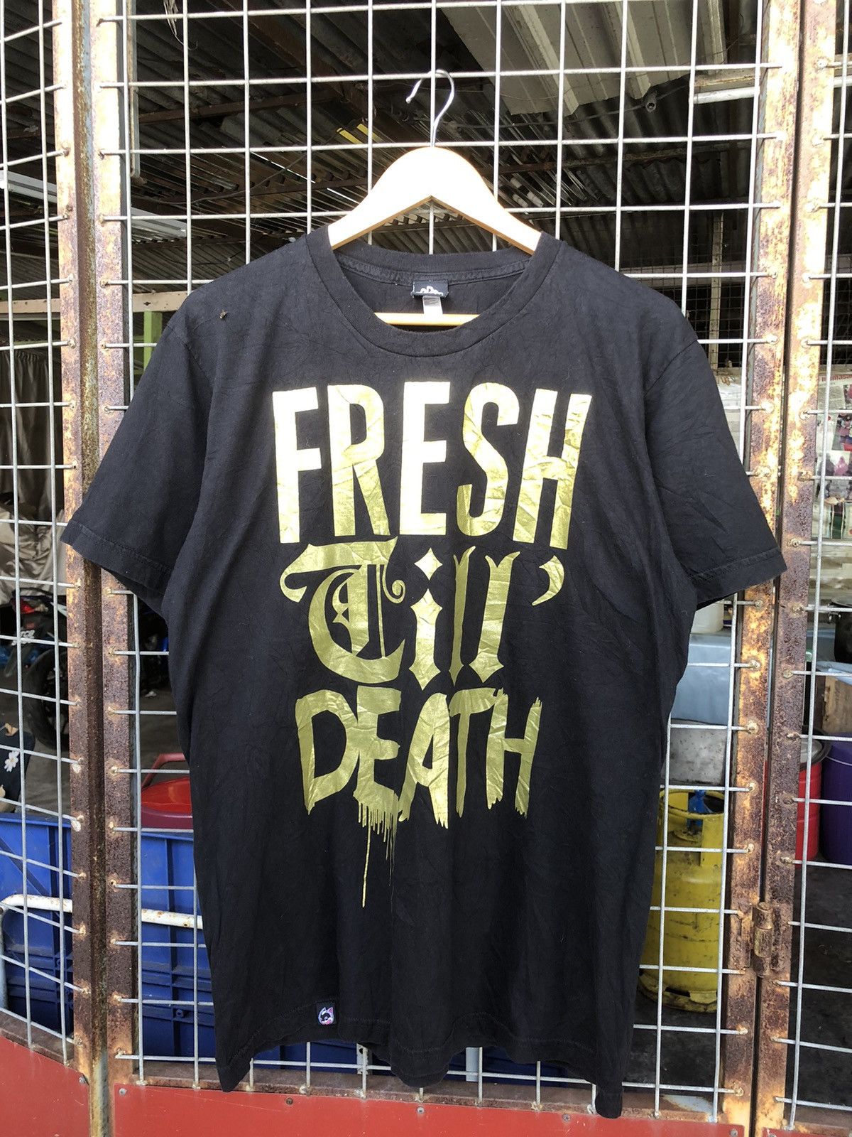 Vintage Y2K Drop Fresh Till Death Tshirt