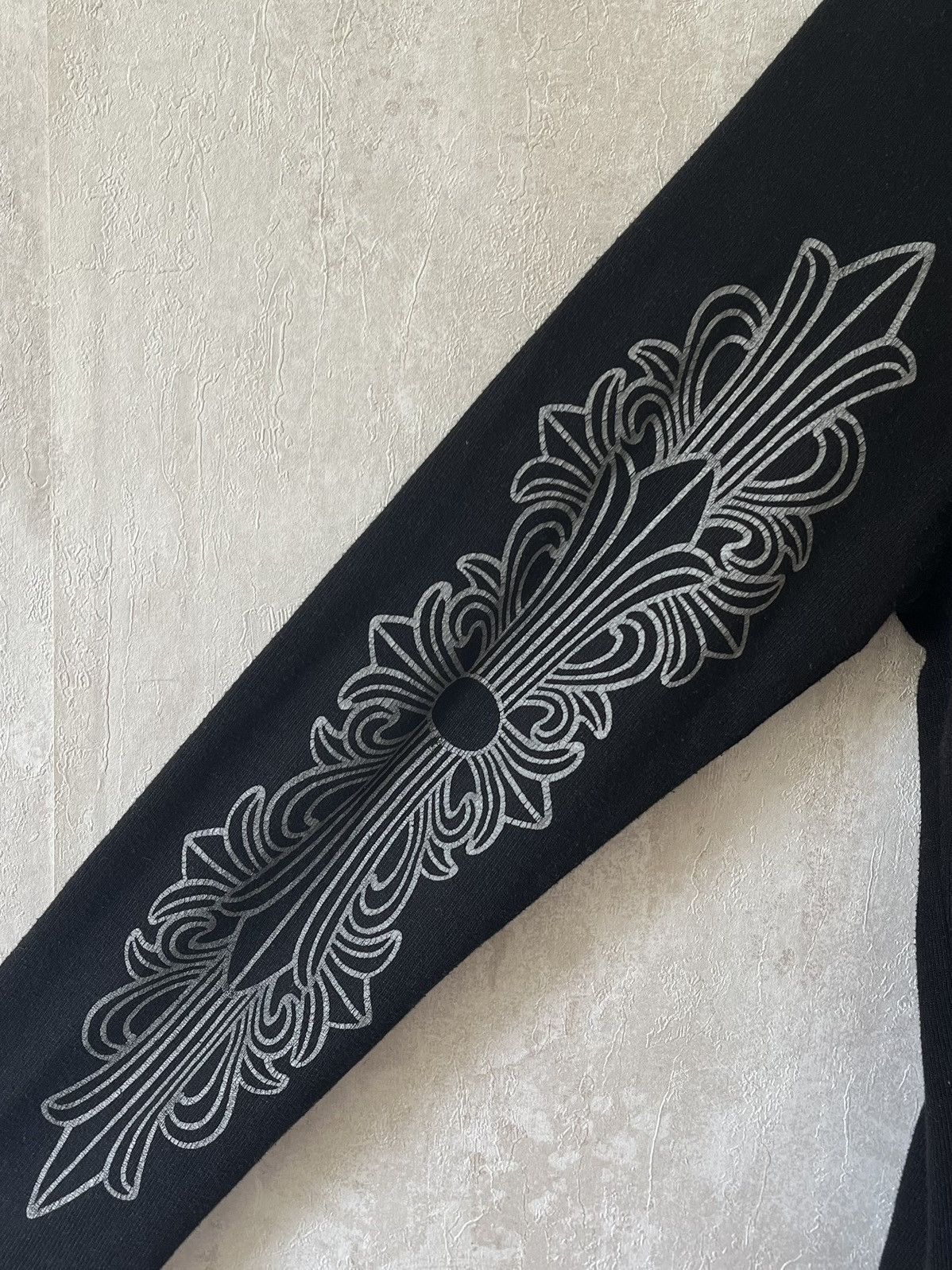 Chrome Hearts Vintage Chrome Hearts Floral Cross Horseshoe Zip-up Hoodie Size XS / US 0-2 / IT 36-38 - 7 Thumbnail