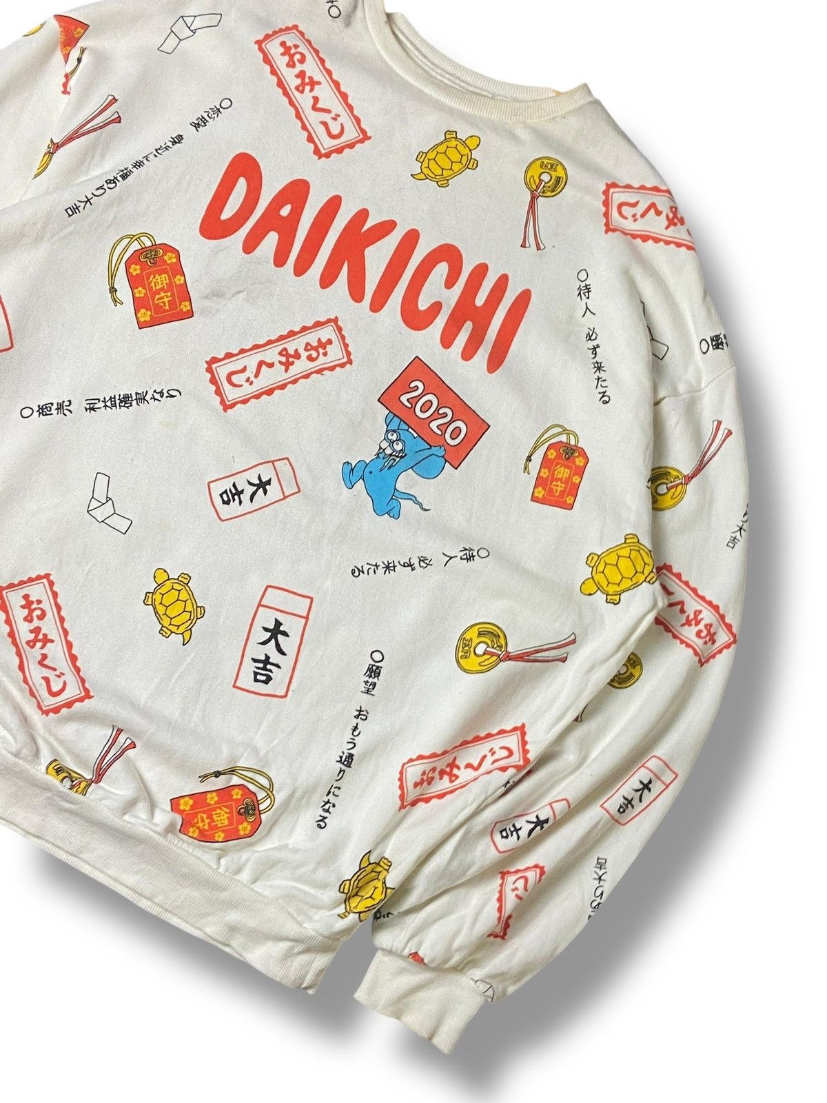 Japanese Brand × Vintage PUNYUS x Daikichi Fullprint Baggy Sweatshirt (119) Size US XL / EU 56 / 4 - 3 Thumbnail