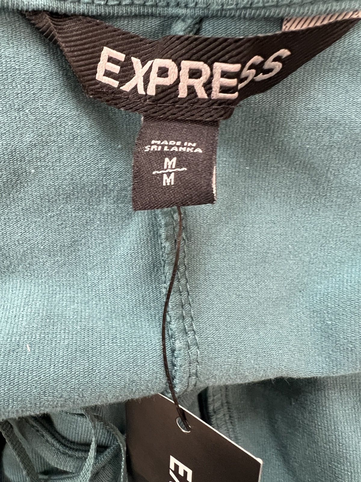 Express Express Teal Halter mini cotton Dress size M Size M / US 6-8 / IT 42-44 - 9 Thumbnail