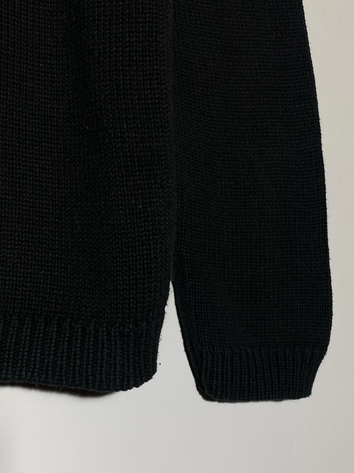 Saint Laurent Paris Saint Laurent Jeans YSL Men’s Cotton Black Sweater Size US M / EU 48-50 / 2 - 8 Thumbnail