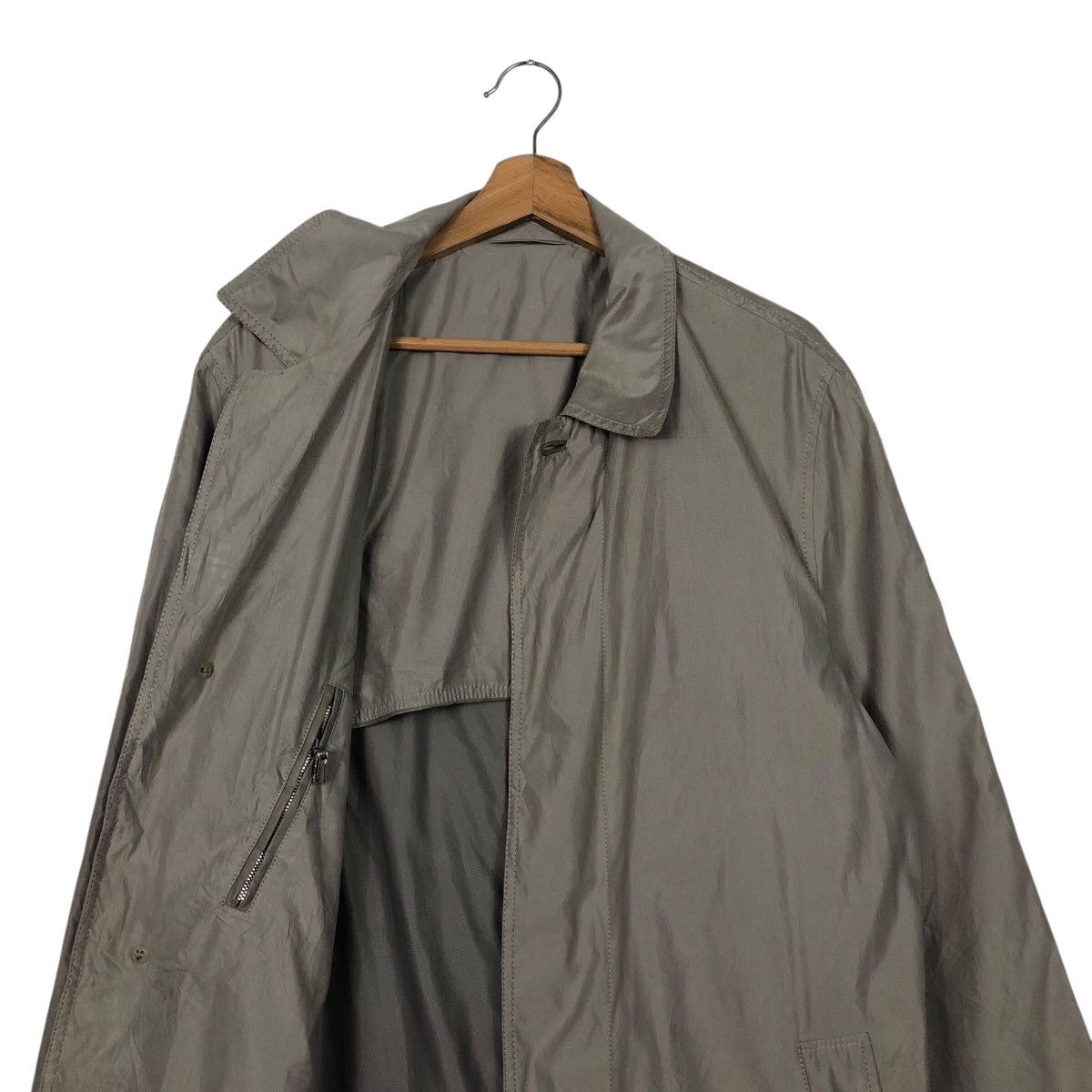 📌Vintage Long Jacket Genuine Pelle Leather Ermenegildo Zegna