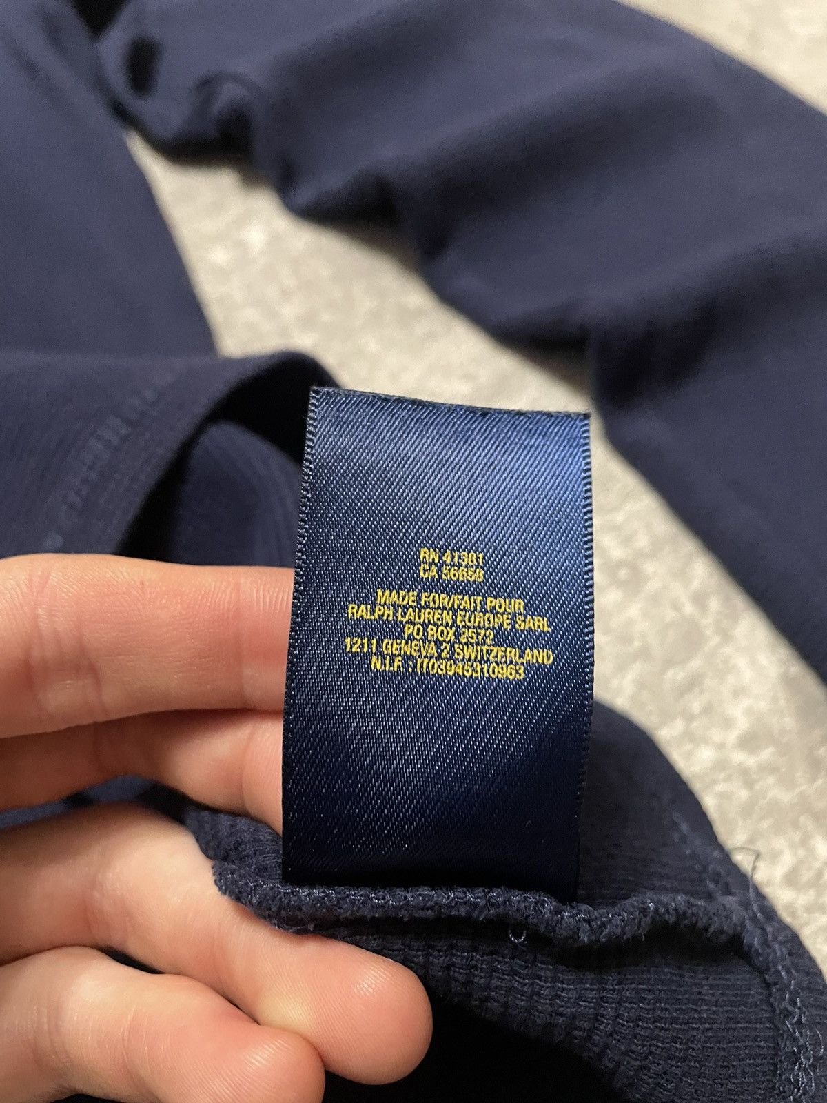Polo Ralph Lauren Vintage Polo Ralph Lauren Waffle Crewneck Sweatshirt Size US S / EU 44-46 / 1 - 10 Thumbnail