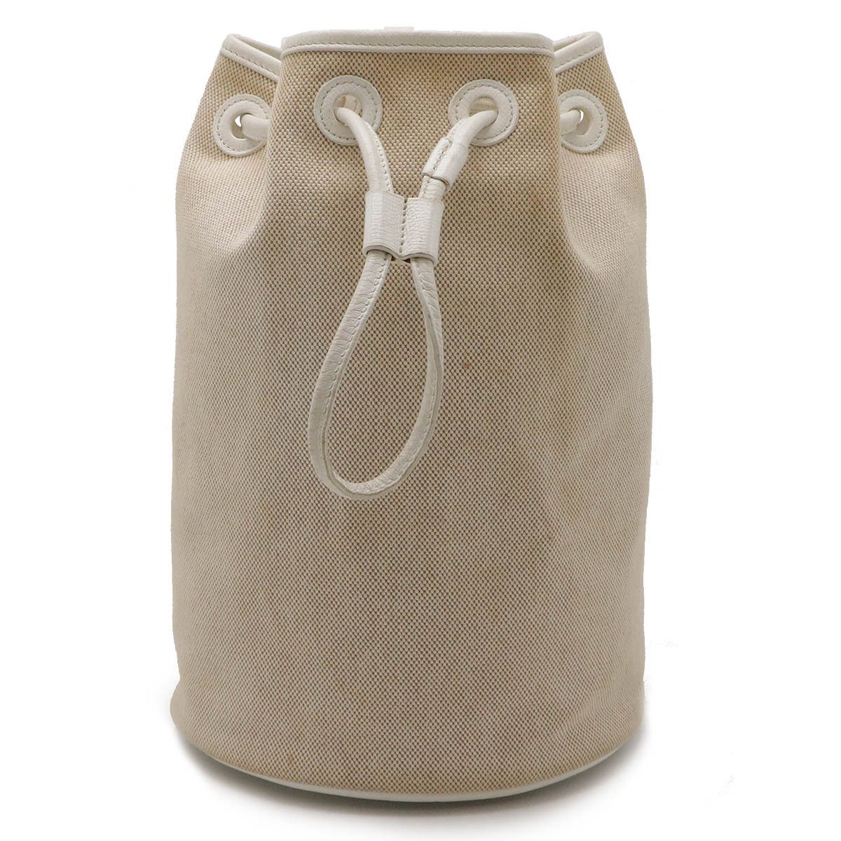 Hermes Hermes Sac Marine Toile H Shoulder Bag Canvas Shoulder Bag in Beige, Women's