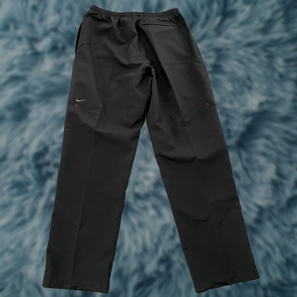 Nike VINTAGE Nike Pants Adult Medium Black Swoosh Athletic Mens M Track Pants with Pockets Size US 31 - 1 Thumbnail