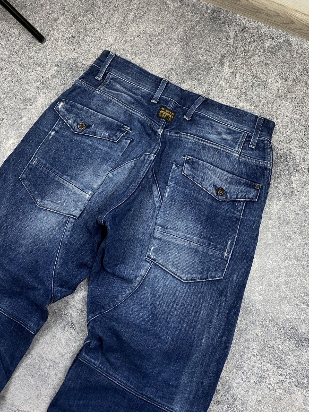 G-Star × Japanese Brand × Vintage Vintage G-Star Raw Japanese Distressed Cargo Pants Y2 Size US 33 - 7 Thumbnail