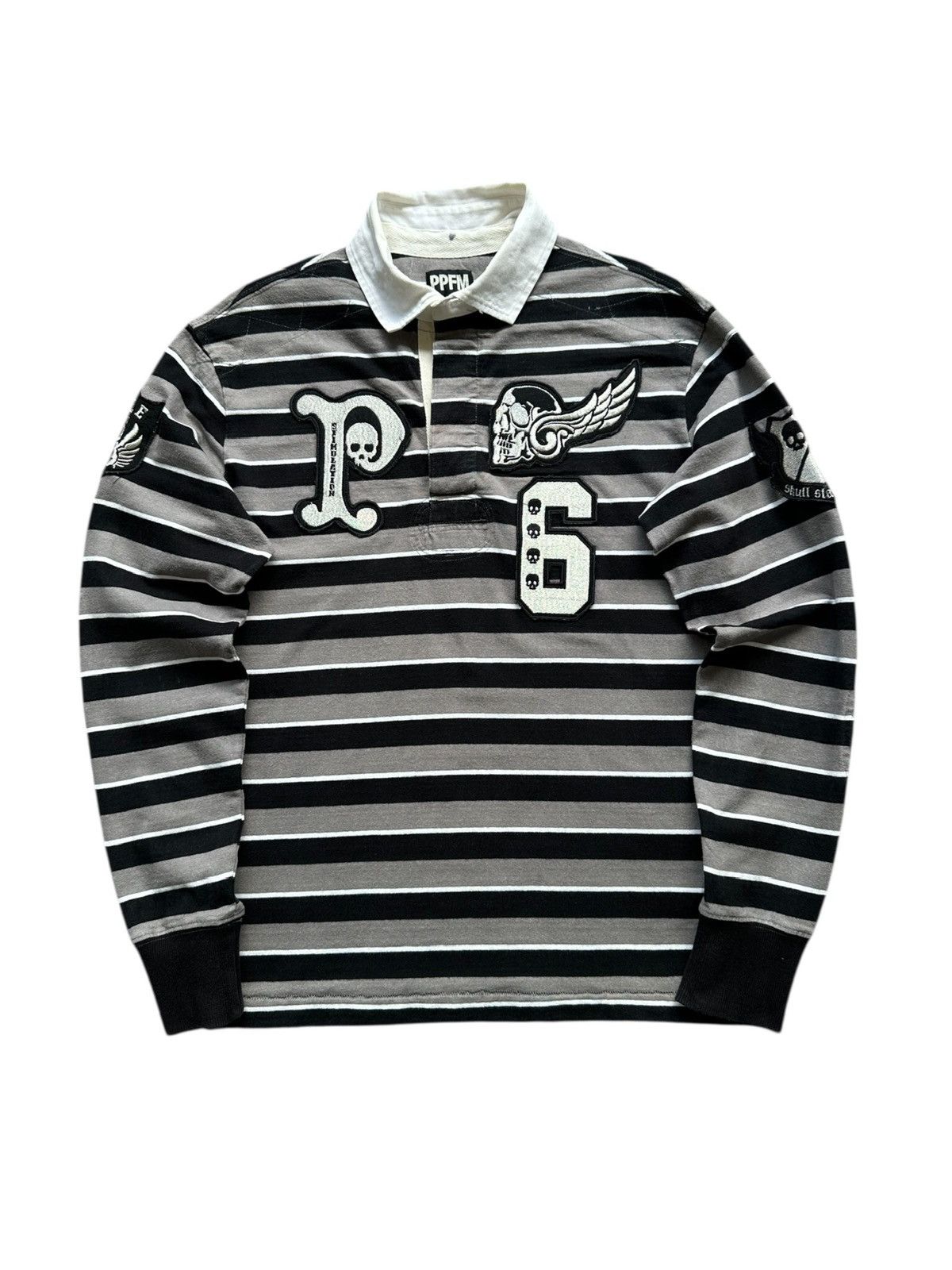 PPFM 2011A/W PPFM - ''RULE 05'' Striped polo long sleeve Size US L / EU 52-54 / 3 - 1 Thumbnail