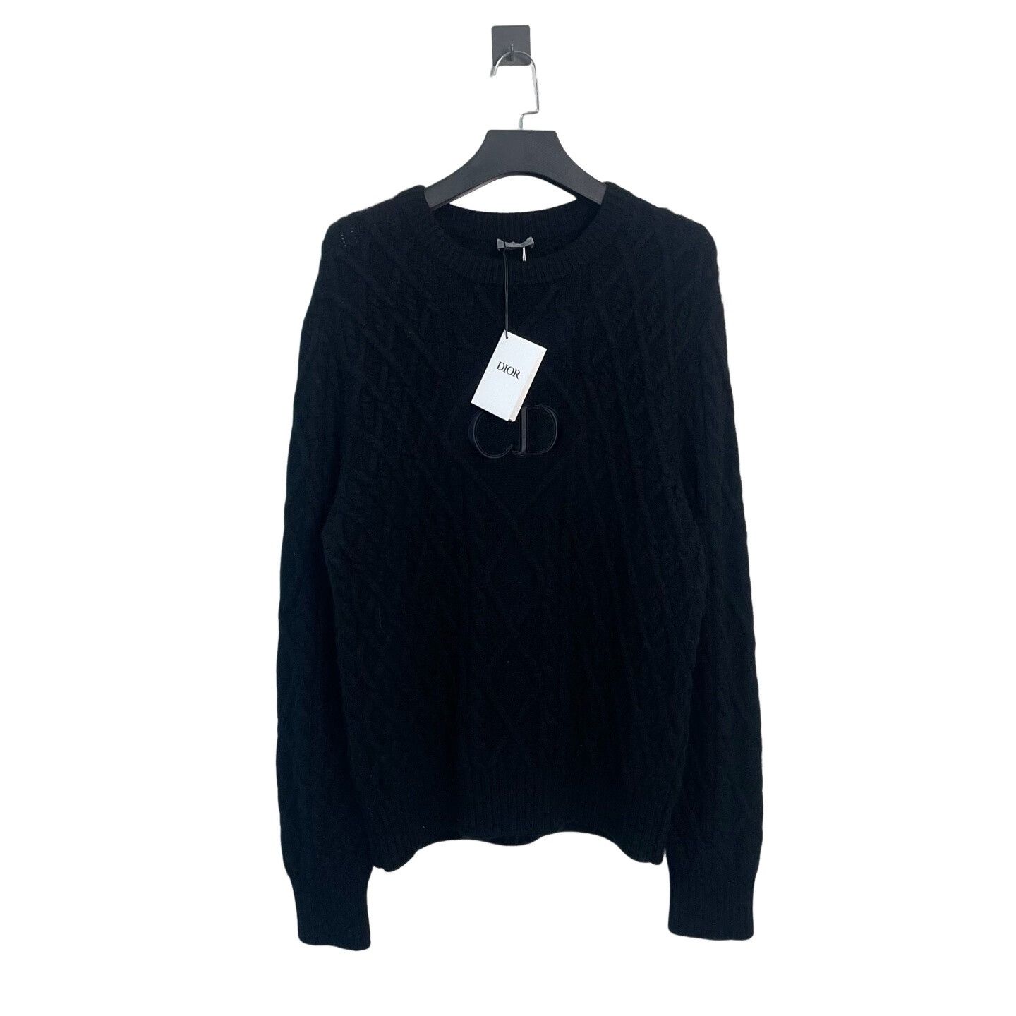 Dior Dior CD Embroidery Knit Sweater Size XL Size US XL / EU 56 / 4 - 1 Thumbnail