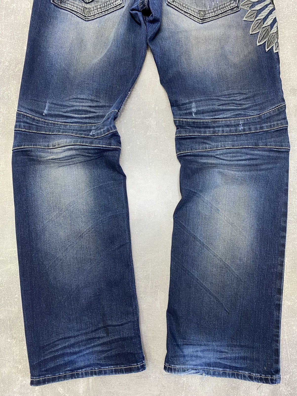Affliction × Japanese Brand × Vintage Crazy Vintage Y2K Affliction Jeans Live Fast Motorcycles Size US 32 / EU 48 - 20 Thumbnail