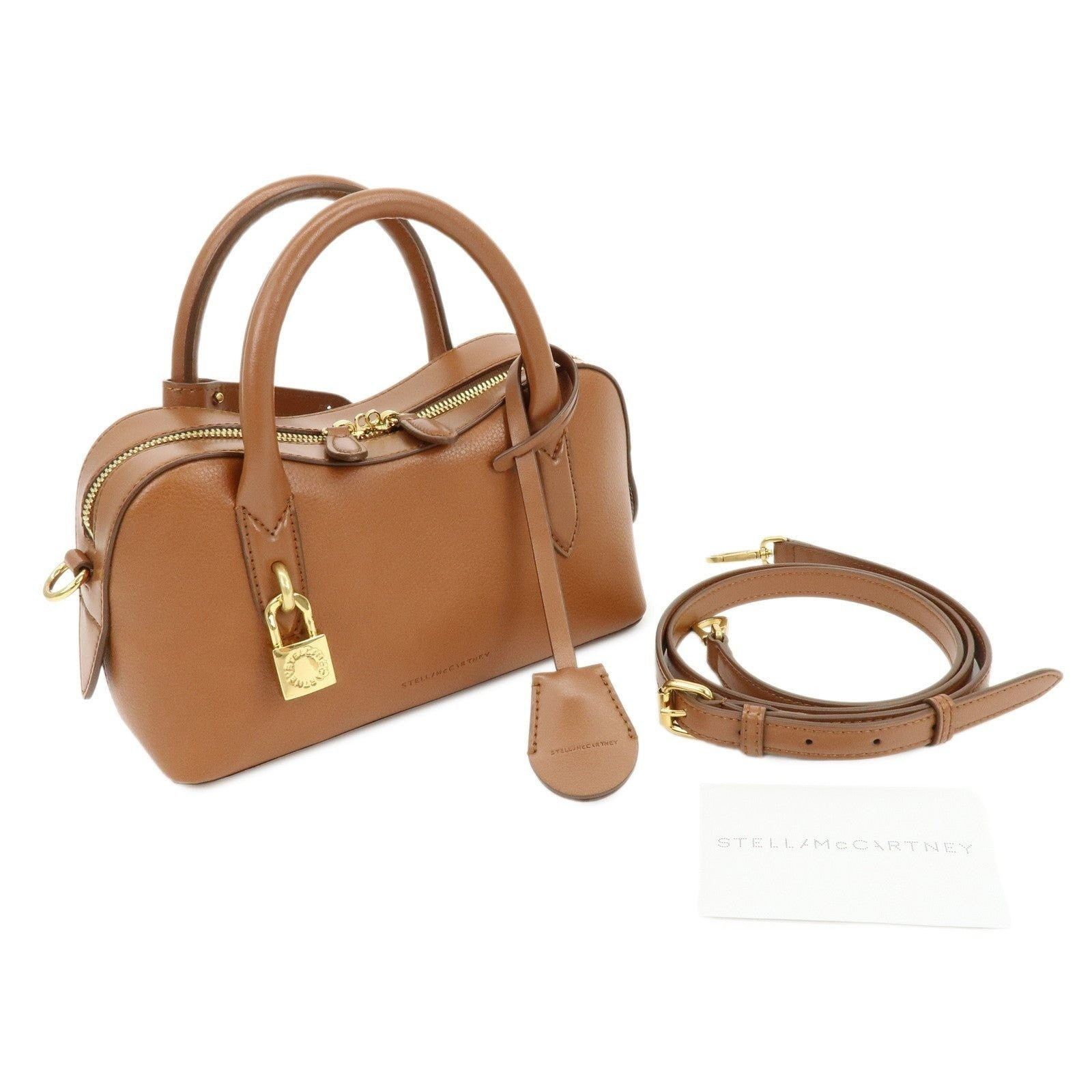 Stella McCartney Stella McCartney Ryder Faux Leather Handbag Beige Size ONE SIZE - 11 Thumbnail