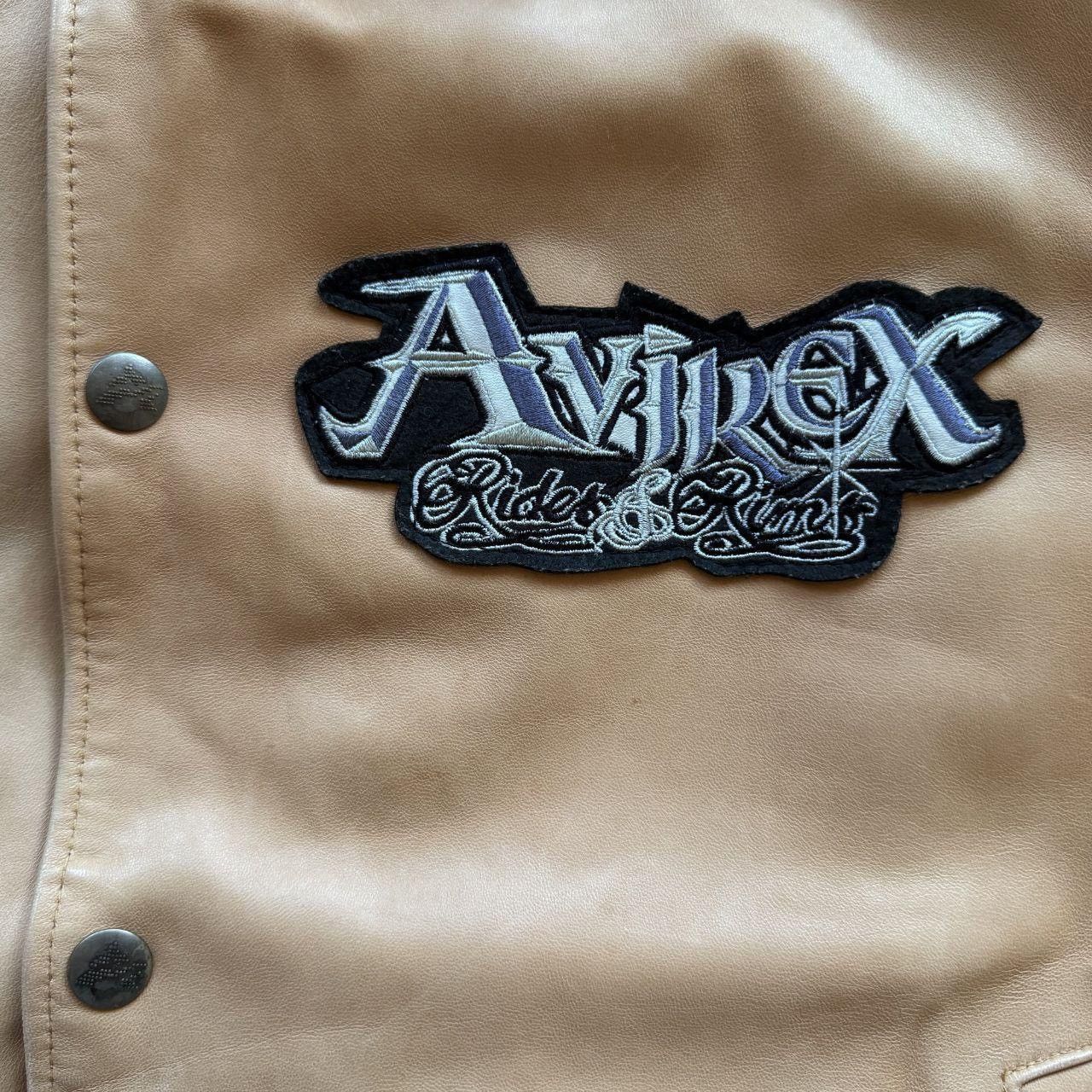 Avirex Avirex Leather Varsity Jacket Size US L / EU 52-54 / 3 - 3 Thumbnail