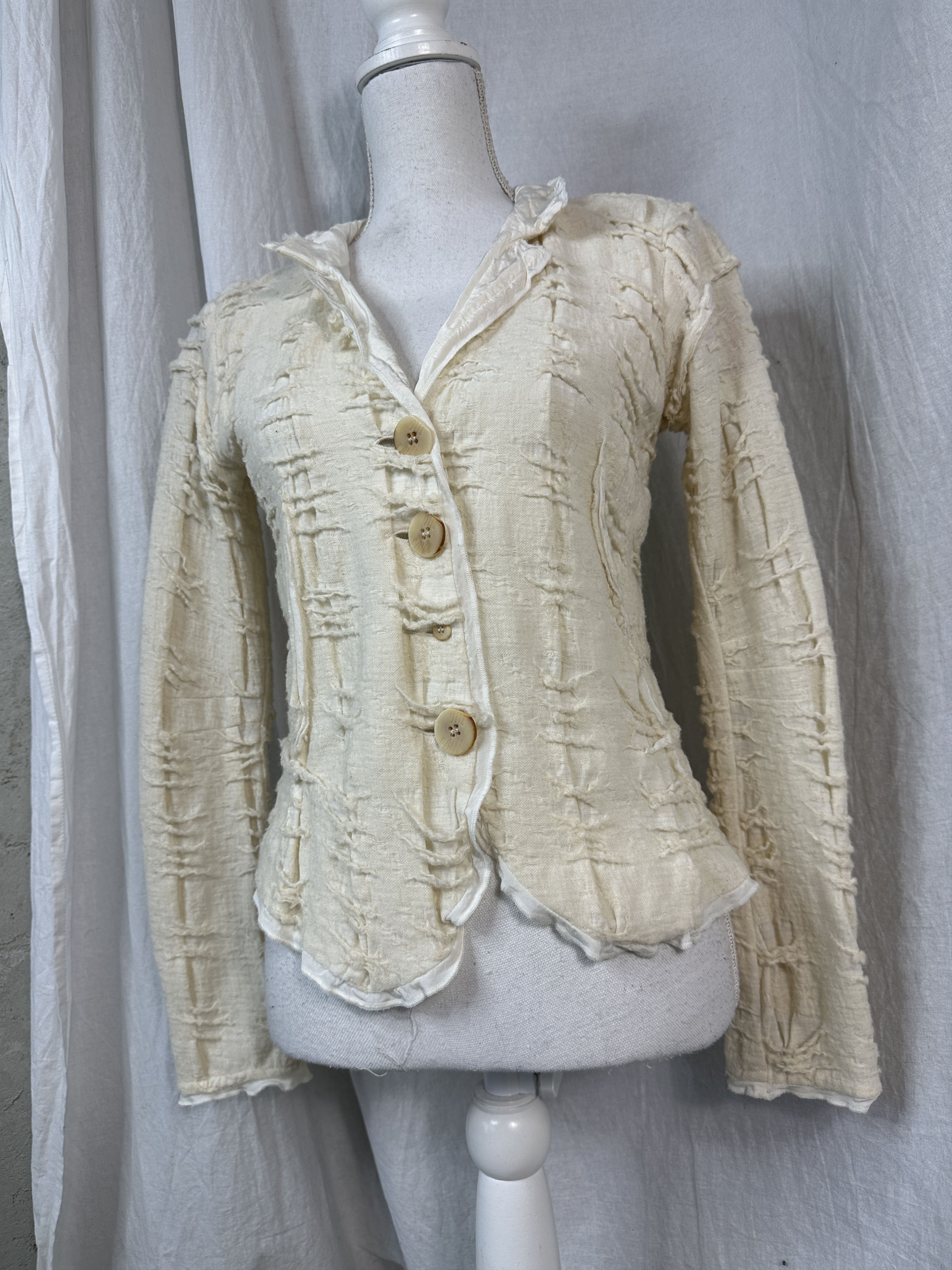 Marithe + Francois Girbaud × Vintage Vintage Marithe + Francois Girbaud Distressed jacket Size XS / US 0-2 / IT 36-38 - 8 Thumbnail