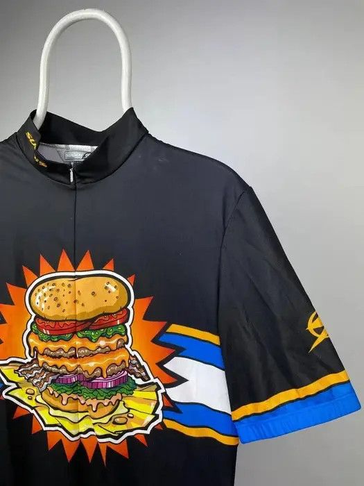 GOREWEAR Bike jersey logo burger fat size XL logo back racing cycle Size US XL / EU 56 / 4 - 3 Thumbnail
