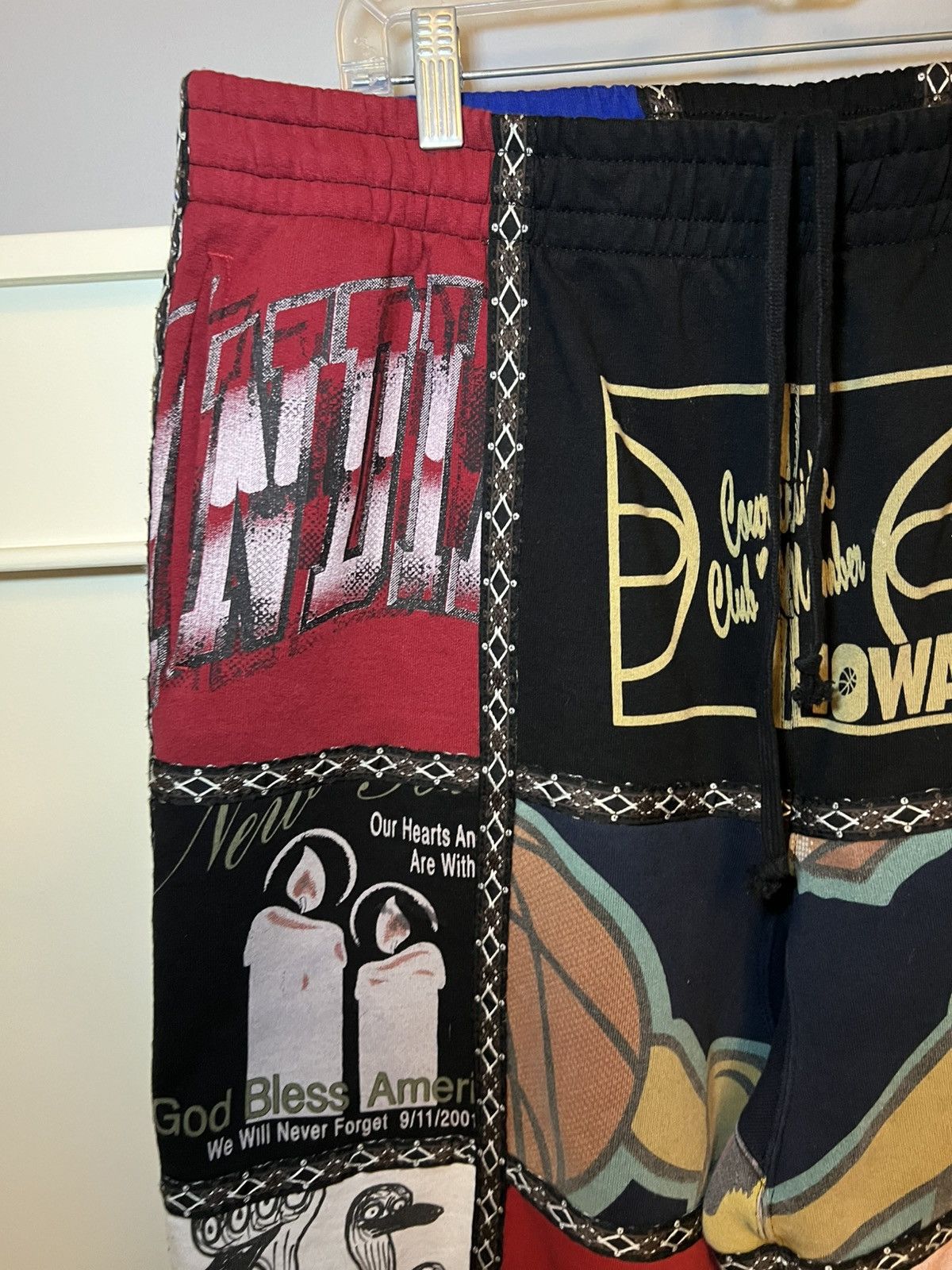 Number (N)ine × Supreme Supreme X Number (N)ine patchwork sweatpants Size US 36 / EU 52 - 7 Thumbnail