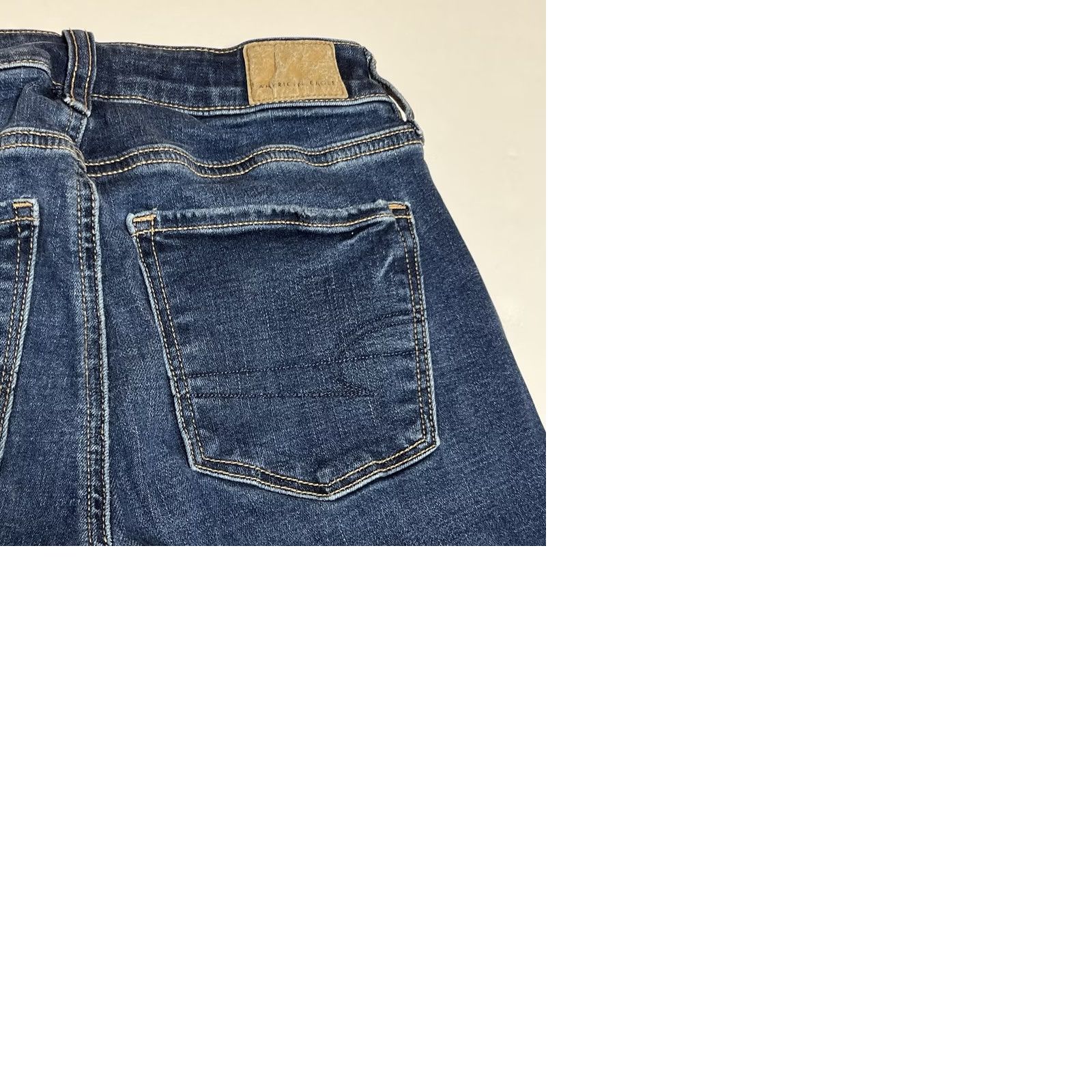 American Eagle Outfitters American Eagle Outfitters Jeans Womens 0 24x31 Blue Mid Rise Stretch 5-Pocket Denim Bootcut Skinny Kick Regular Inseam 31 Size 25" / US 0 / IT 36 - 9 Thumbnail