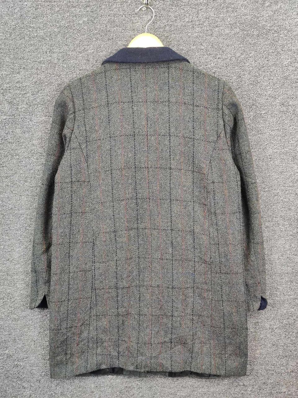 Harris Tweed Harris Tweed x Sevendays Sundays Plaid Wool Long Coat Size US L / EU 52-54 / 3 - 5 Thumbnail