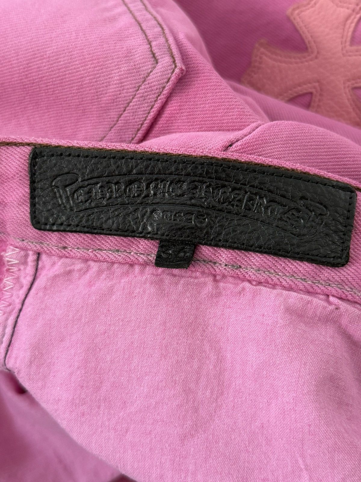 Chrome Hearts Chrome Hearts Pink Sex Record Levis 501 Baggy Sz.34 Size US 34 / EU 50 - 16 Thumbnail