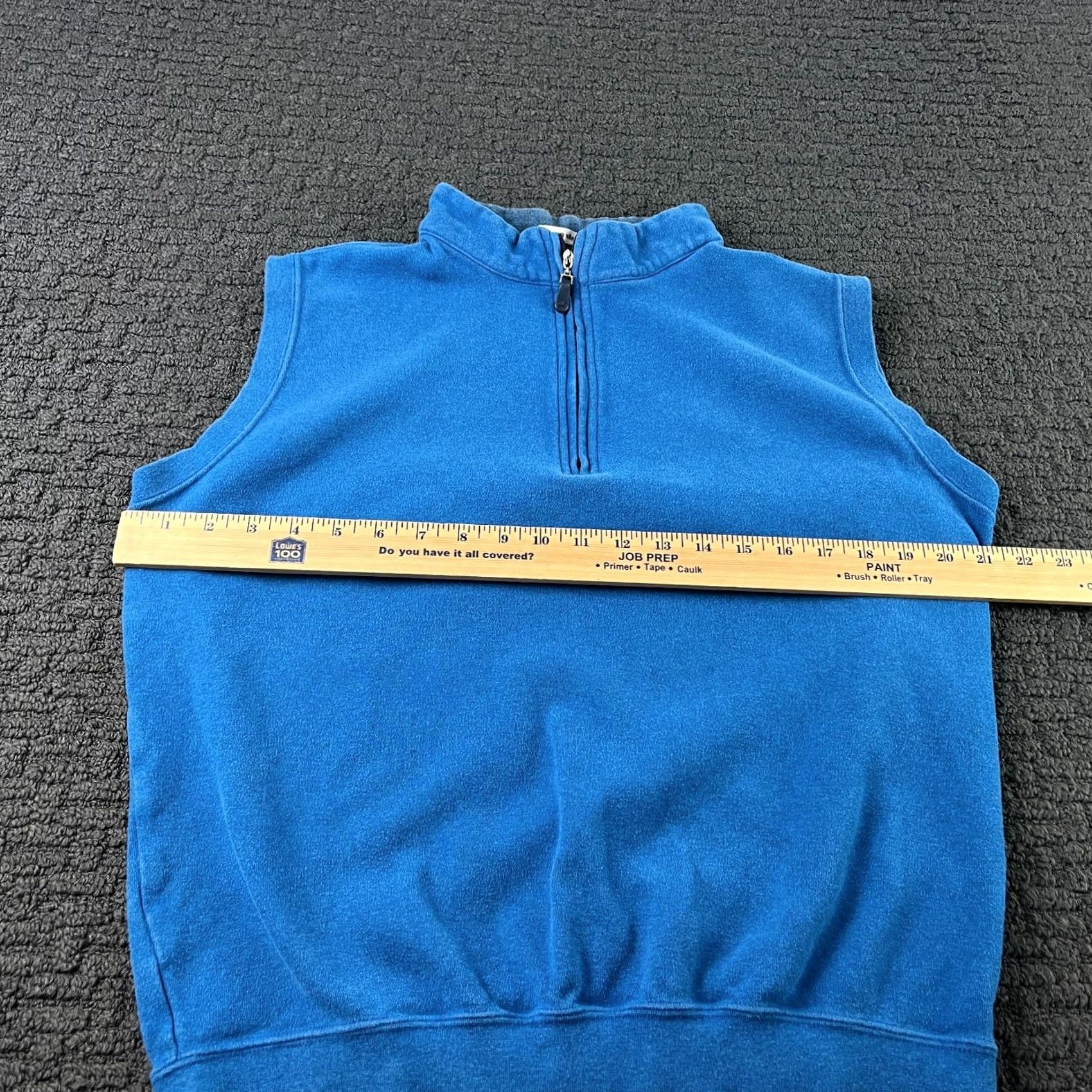 Peter Millar Peter Millar Sweater Vest Mens M Blue 1/4 Zip Pullover Golf Cotton Vest 50s? Size US M / EU 48-50 / 2 - 4 Thumbnail