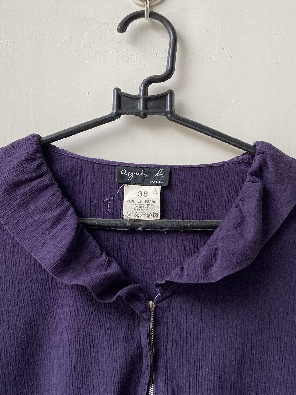 agnes b. AGNES B. Purple Blouse Size XS / US 0-2 / IT 36-38 - 4 Thumbnail
