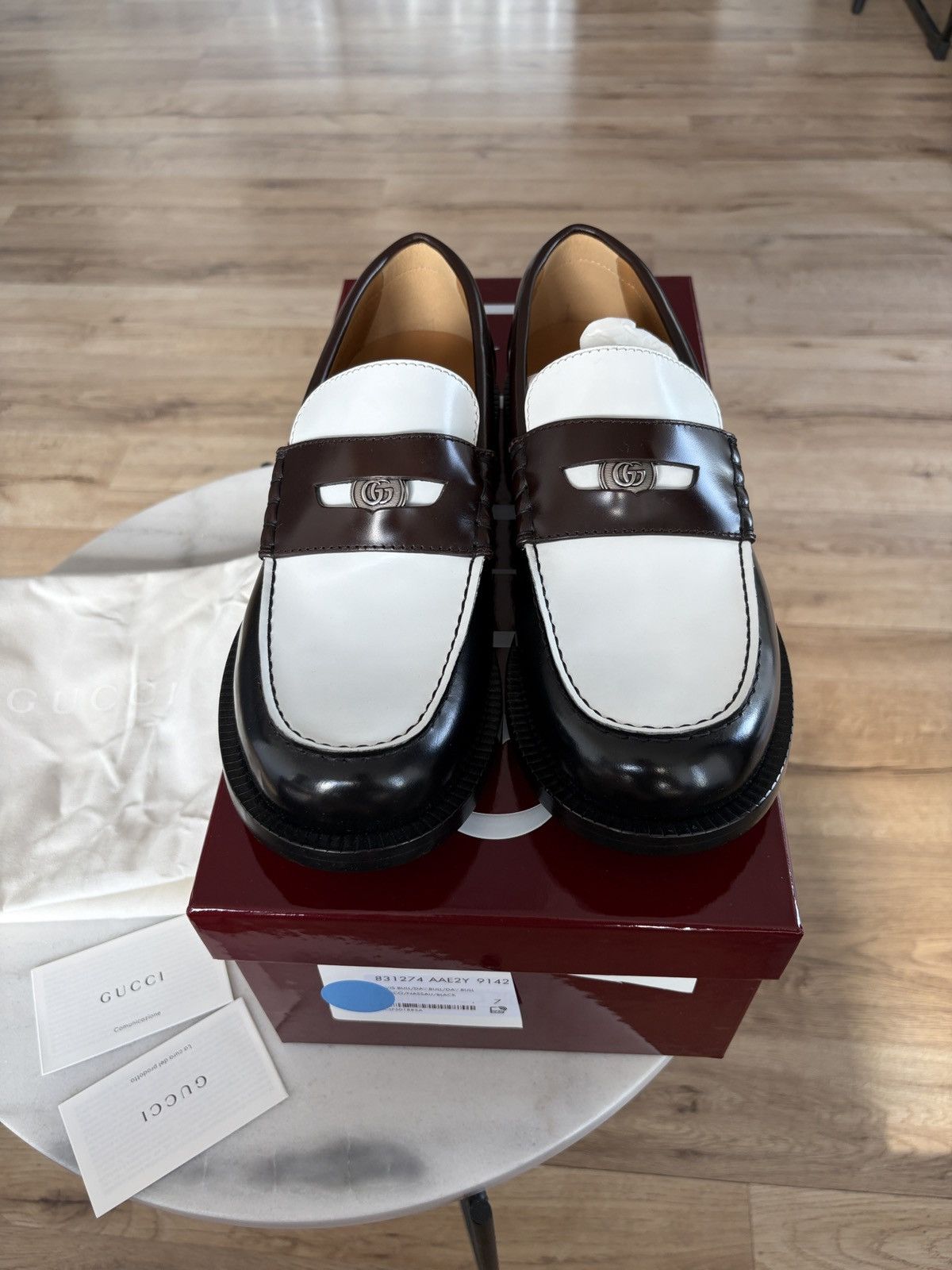 Gucci Gucci leather penny loafers Size US 8 / EU 41 - 3 Thumbnail