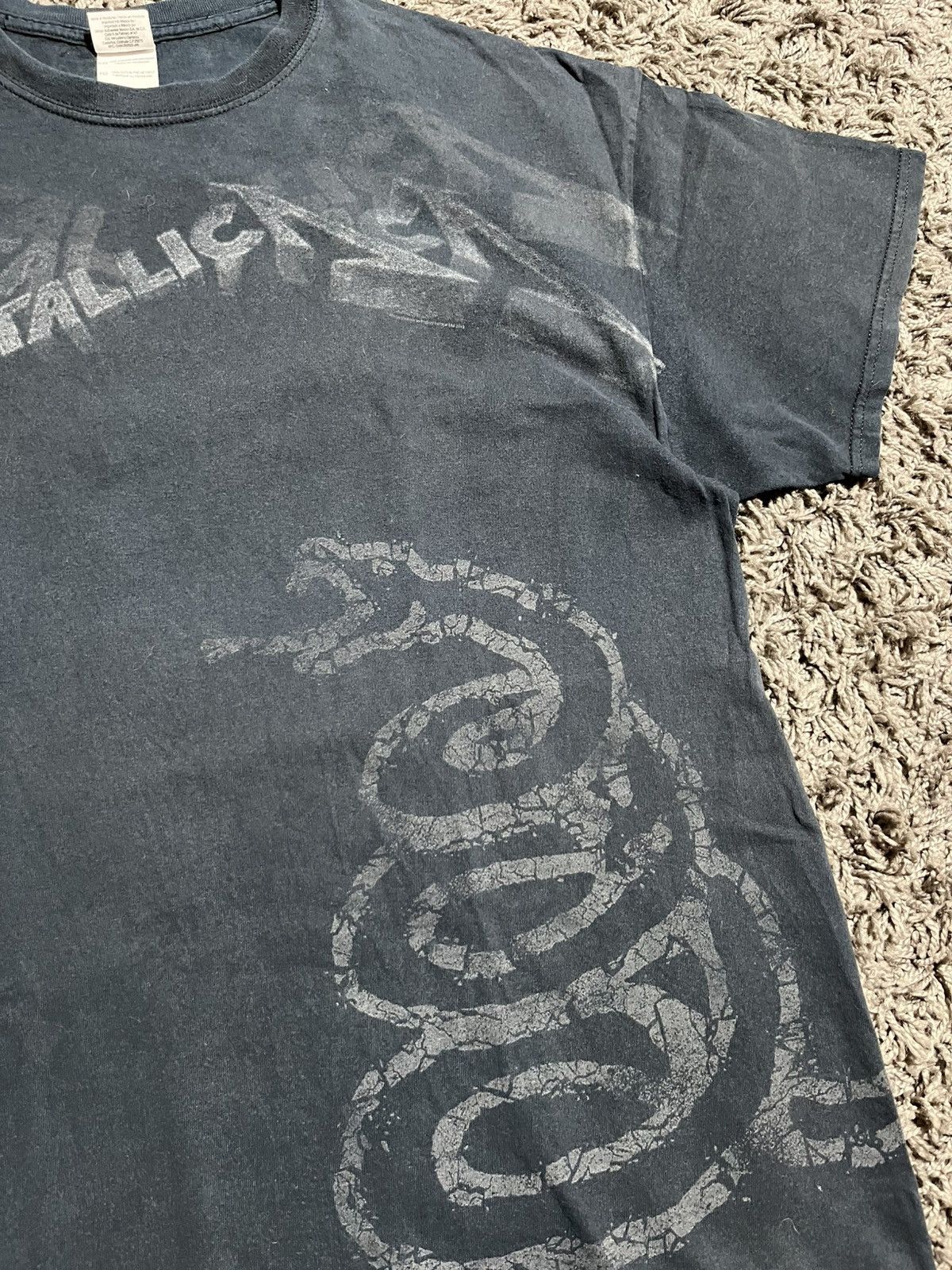 Metallica METALLICA VINTAGE Y2K SNAKE TOUR COTTON BAND TEE Size US XL / EU 56 / 4 - 3 Thumbnail