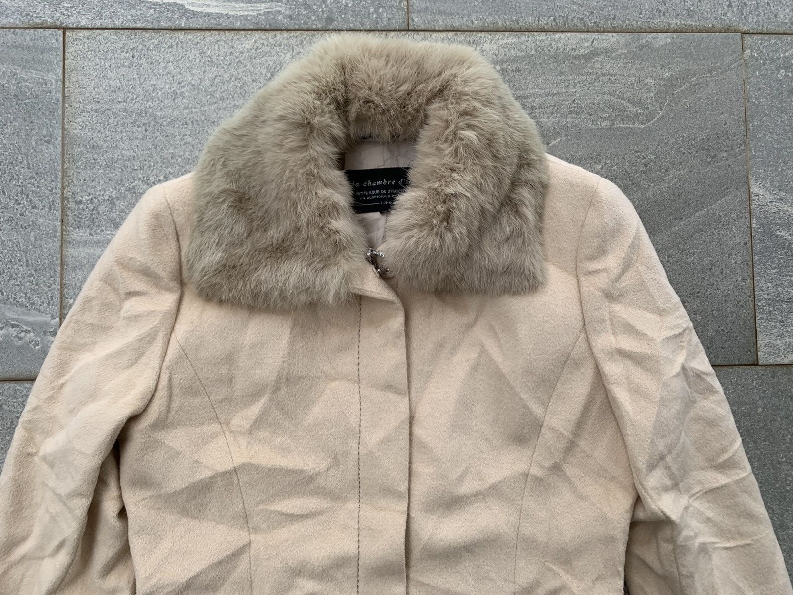 Yohji Yamamoto La Chambre D’ine by Yohji Yamamoto Rabbit Fur Wool Jacket Size XS / US 0-2 / IT 36-38 - 3 Thumbnail