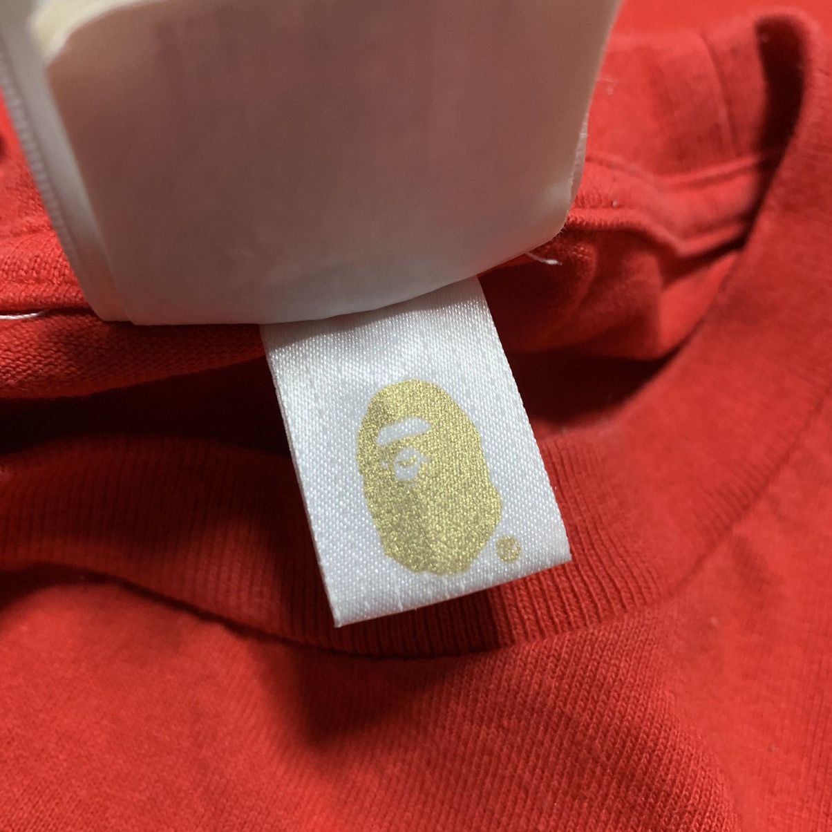 Bape Bape Large By Bathing Ape Red Tee Size US L / EU 52-54 / 3 - 7 Thumbnail