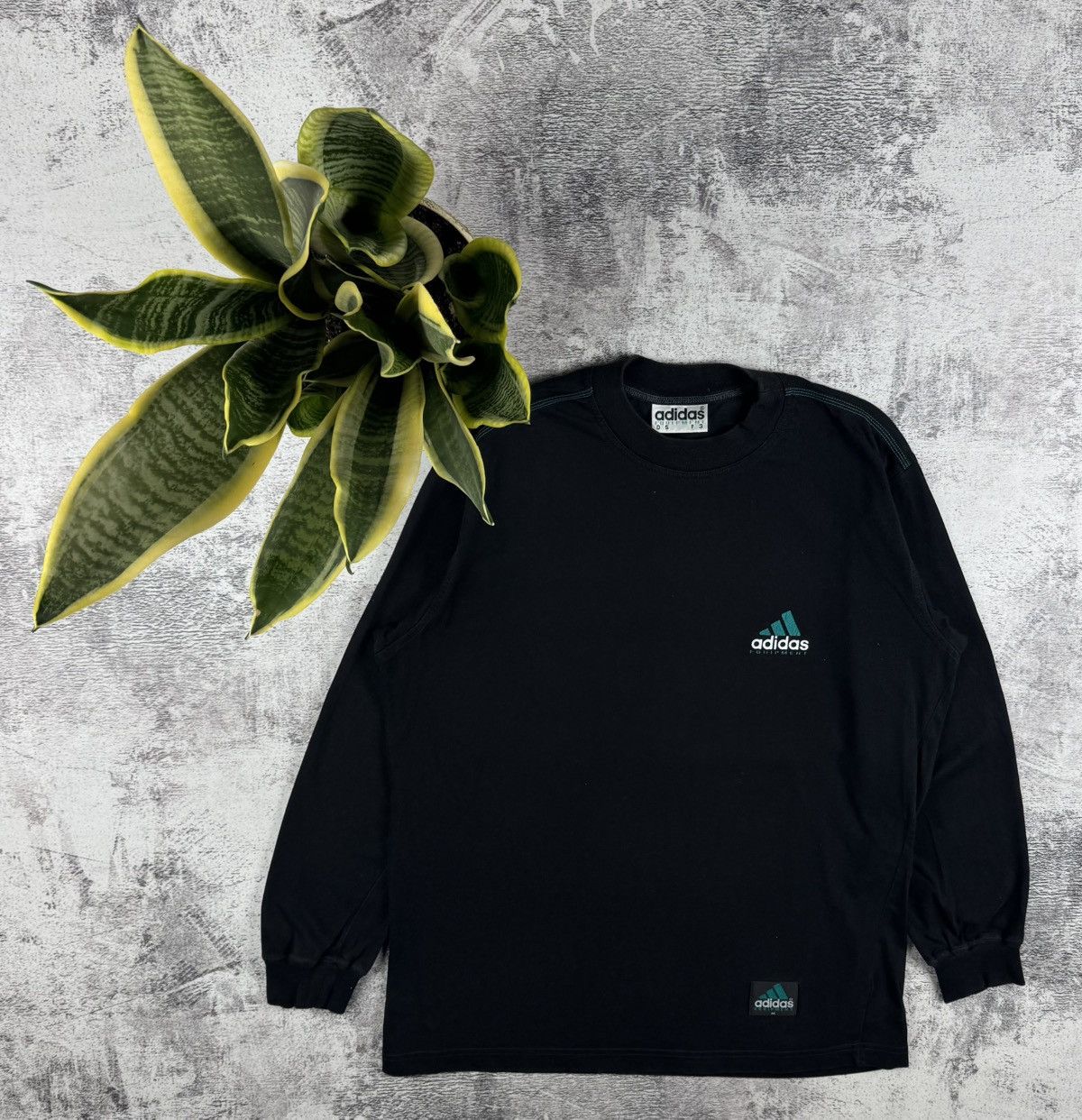 Adidas Adidas Equipment D5 F3 Basic Longsleeve Pullover Sweatshirt Size US M / EU 48-50 / 2 - 1 Thumbnail