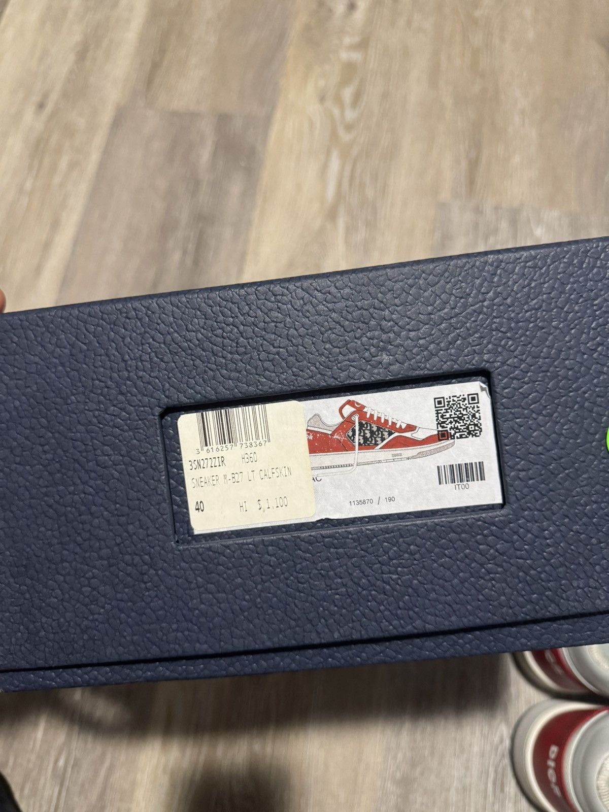 Dior Brand new red Dior oblique print trainers Size US 7 / EU 40 - 8 Thumbnail
