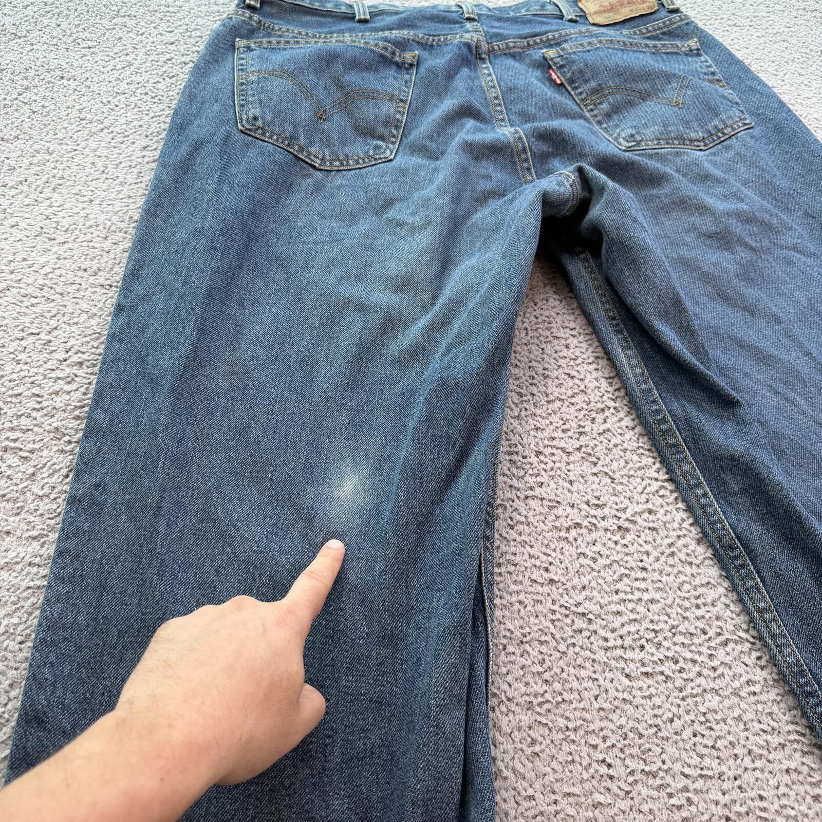 Levi's Vintage Y2K Levi’s 560 Baggy Jeans Light Wash Loose 40x30 Size US 40 / EU 56 - 8 Thumbnail
