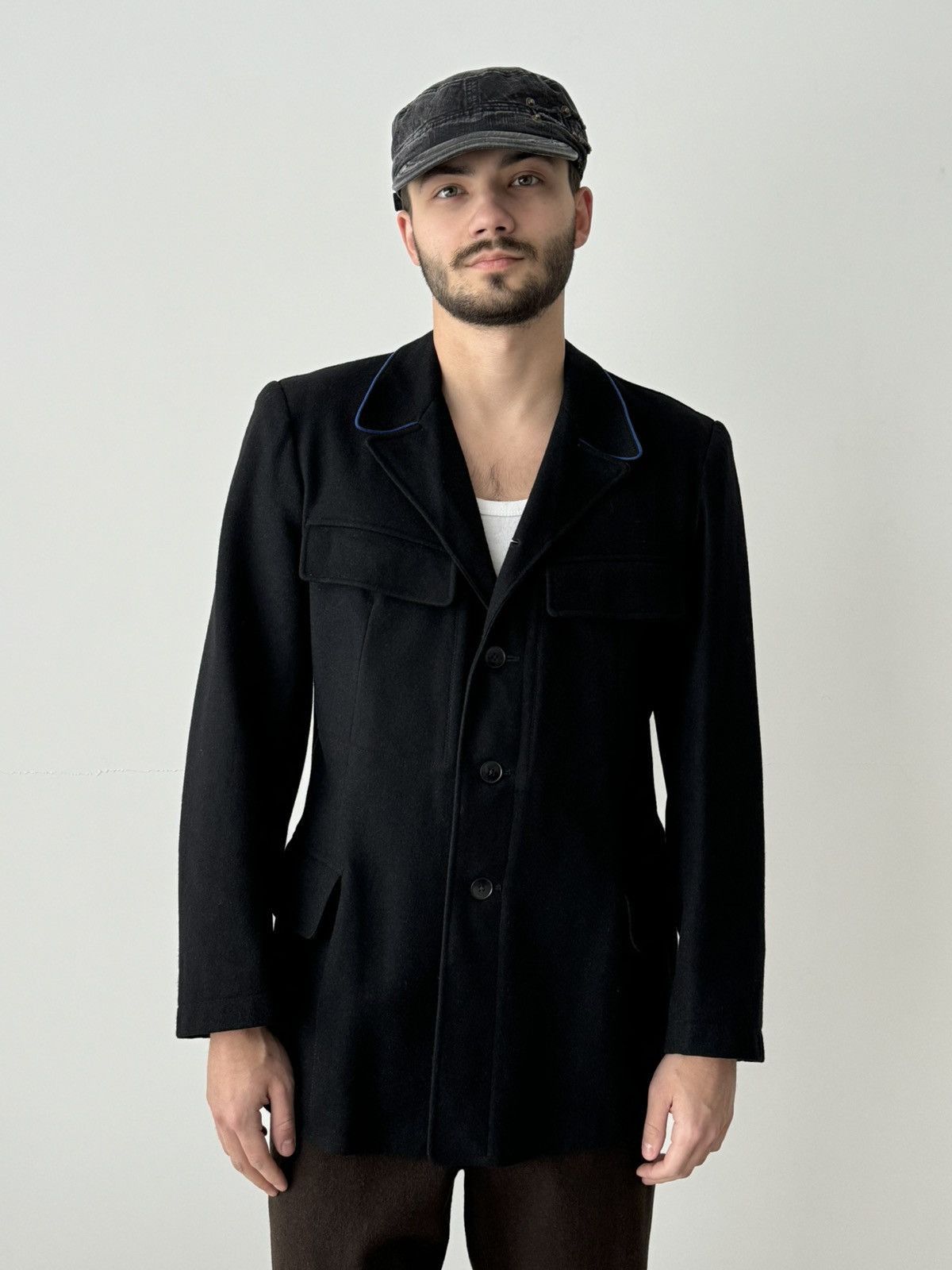 Japanese Brand × Vintage 1959 Dated Vintage Swiss Railway Work Jacket Size US M / EU 48-50 / 2 - 1 Thumbnail