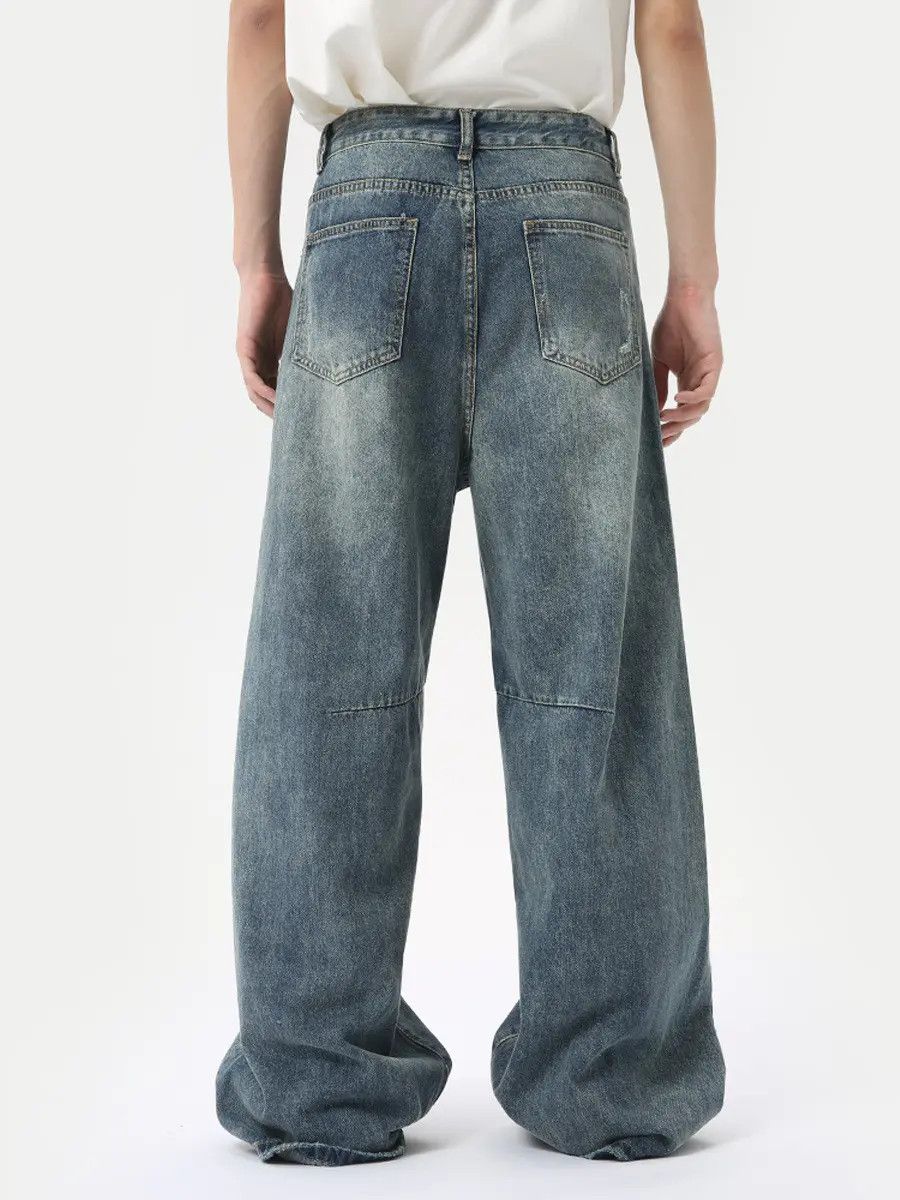Japanese Brand Retro loose high street jeans Size US 32 / EU 48 - 2 Thumbnail