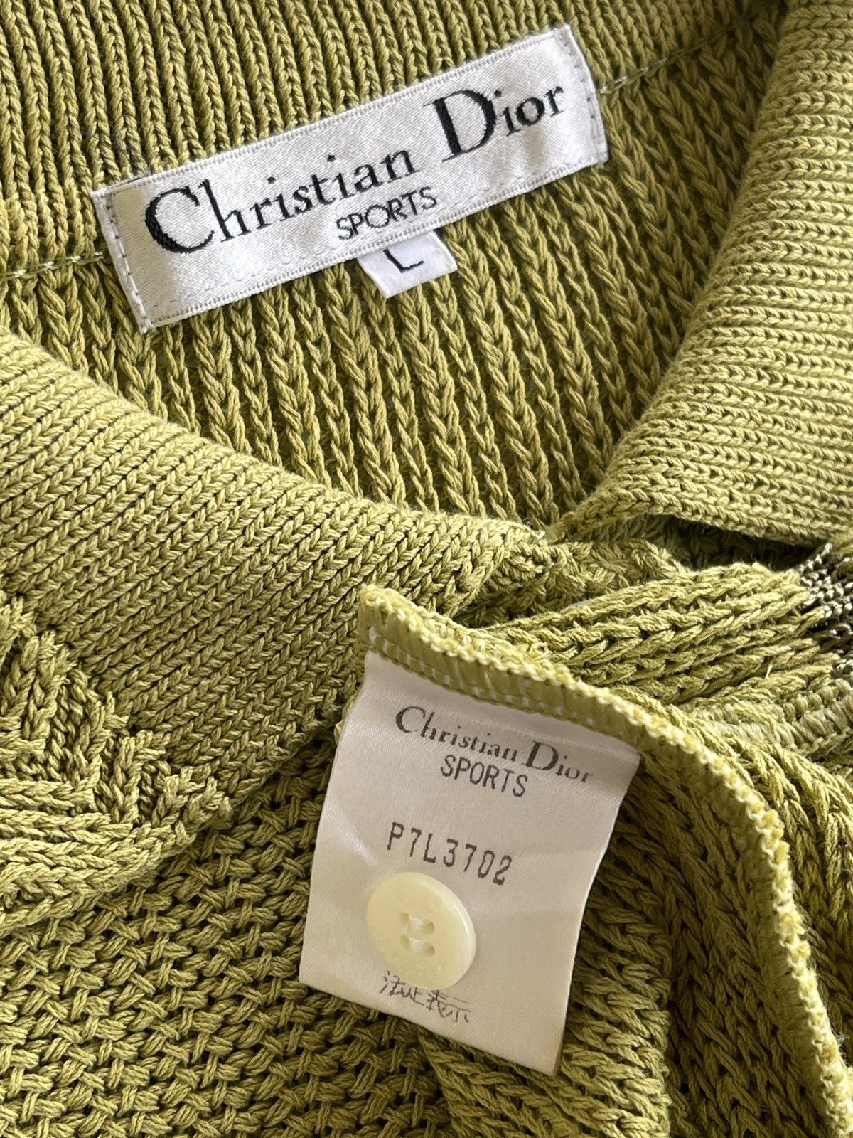 Christian Dior Monsieur Christian Dior Luxury Knitted Polos Size L / US 10 / IT 46 - 8 Thumbnail