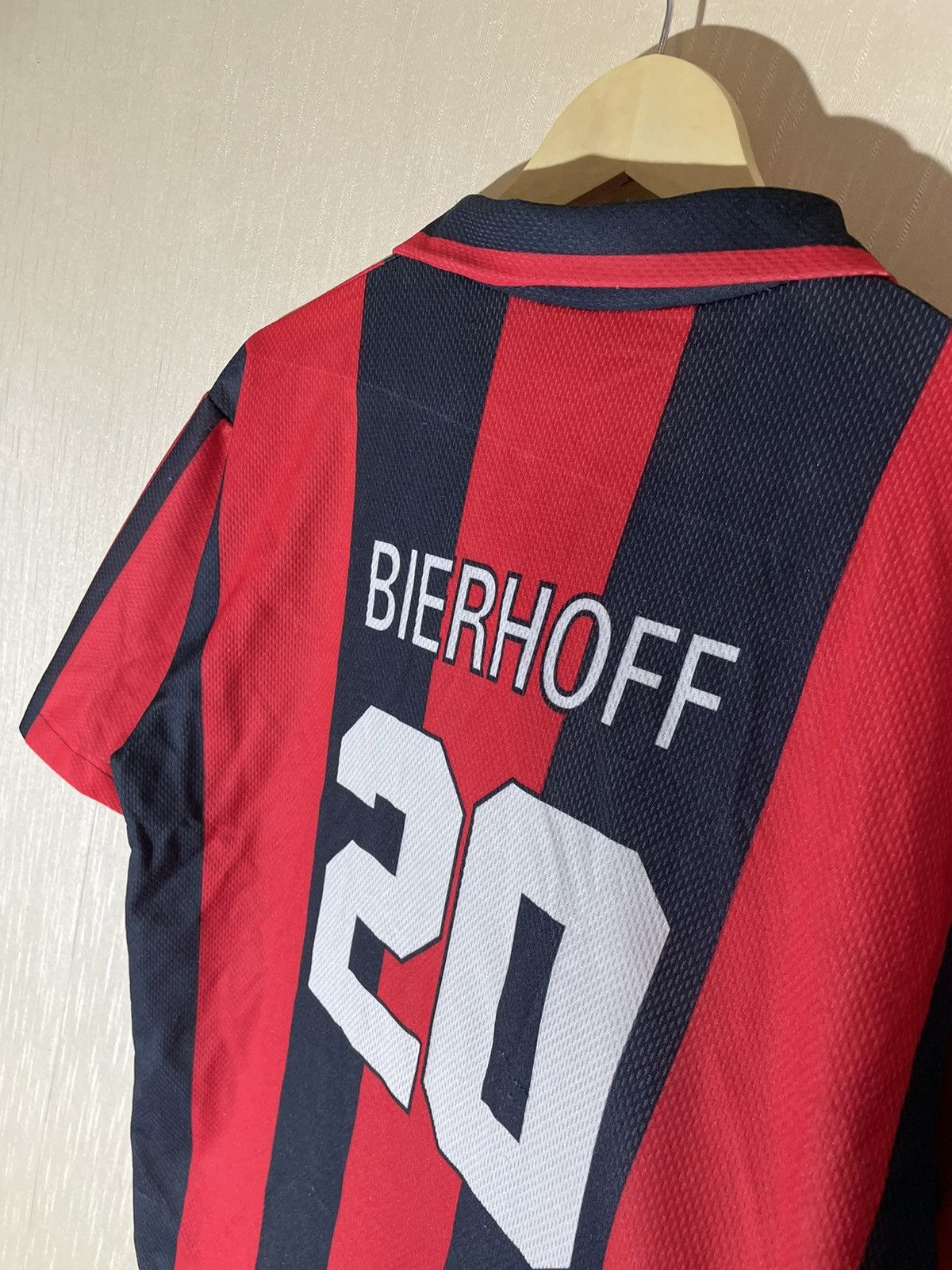 Vintage Bierhoff #20 Milan vintage retro jersey y2k Size US XL / EU 56 / 4 - 6 Thumbnail