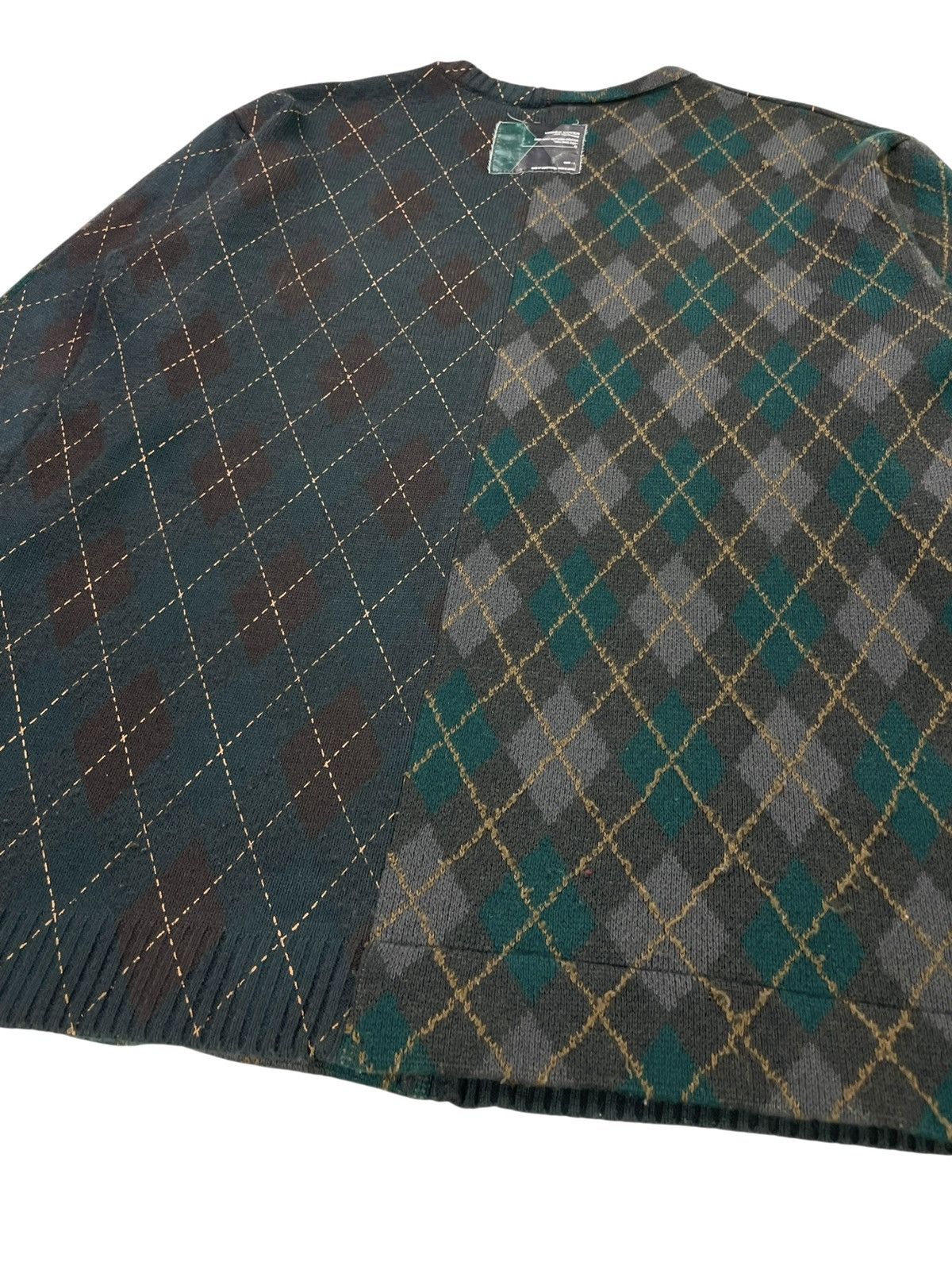 Undercover 00AW Melting Pot - Hybrid Split Knit Sweater Size US L / EU 52-54 / 3 - 13 Thumbnail
