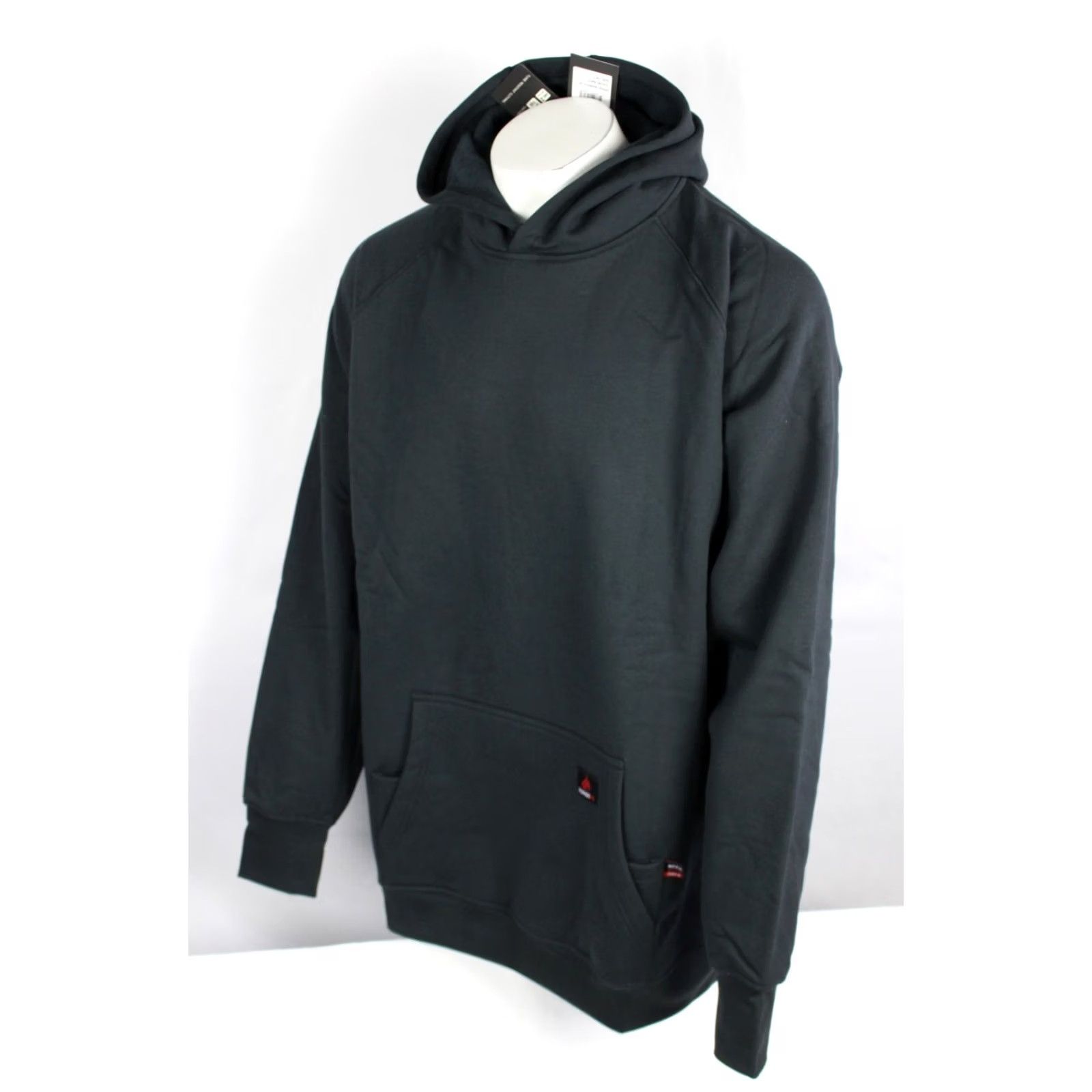 Vintage Forge Fr Men's Pullover Hoodie Sweatshirt Flame Resistant 3XL Tall Navy Blue 100% Cotton Big & Tall Mens Hoodie Size US XXL / EU 58 / 5 - 5 Thumbnail