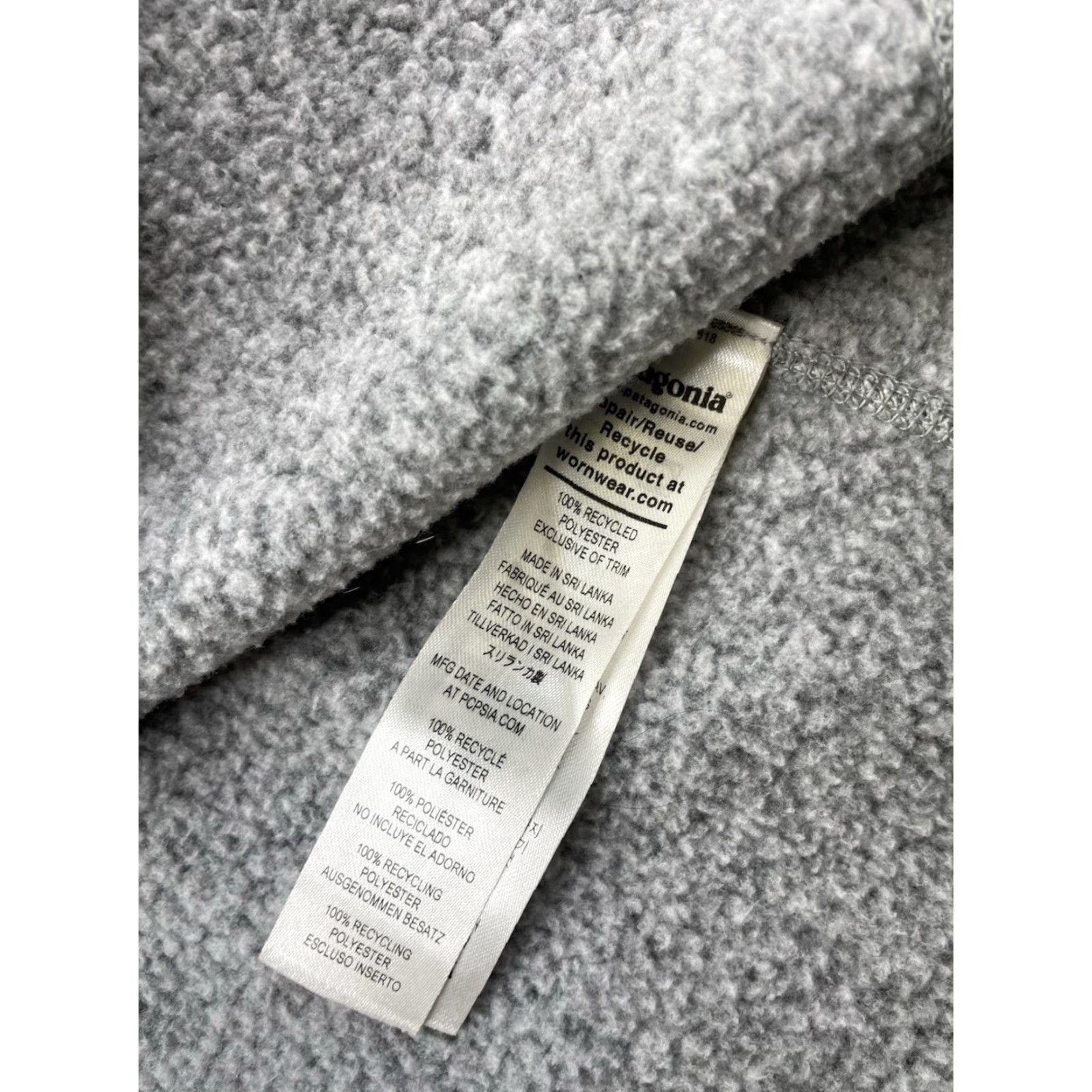 Patagonia Patagonia Women’s Better Sweater Jacket M Gray 1/4 Zip All Seasons Lightweight Recycled Polyester Manmade Packable Birch Gray Size M / US 6-8 / IT 42-44 - 4 Thumbnail