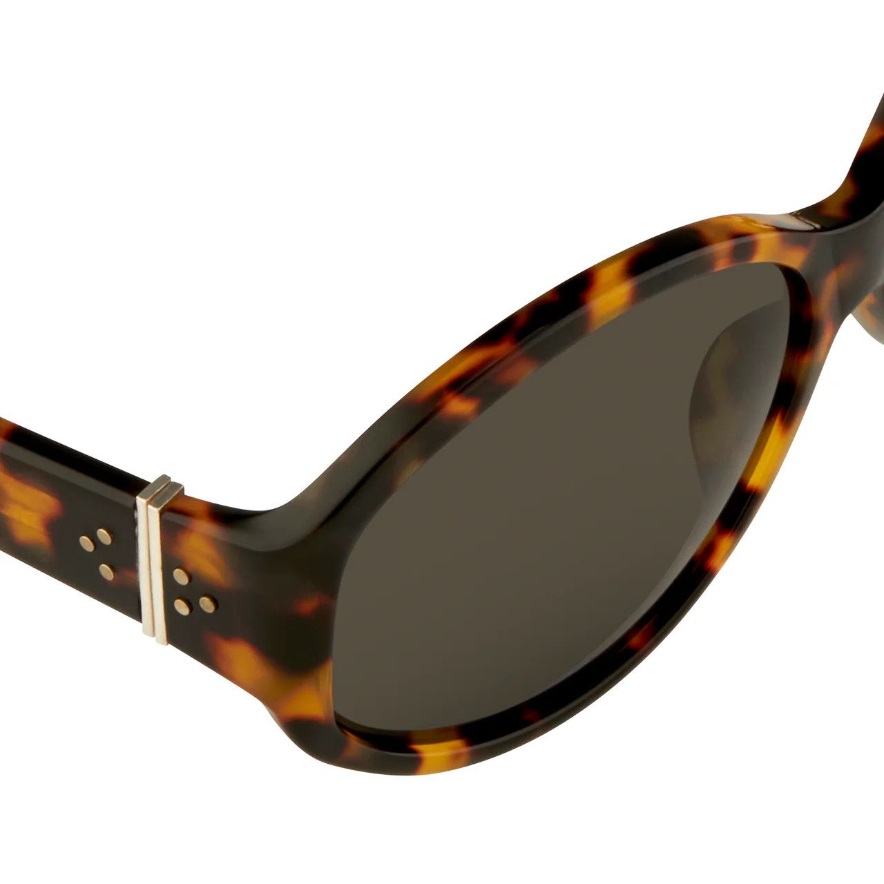 Ann Demeulemeester Ann Demeulemeester Sunglasses Oversized Tortoise and Grey Size ONE SIZE - 5 Thumbnail