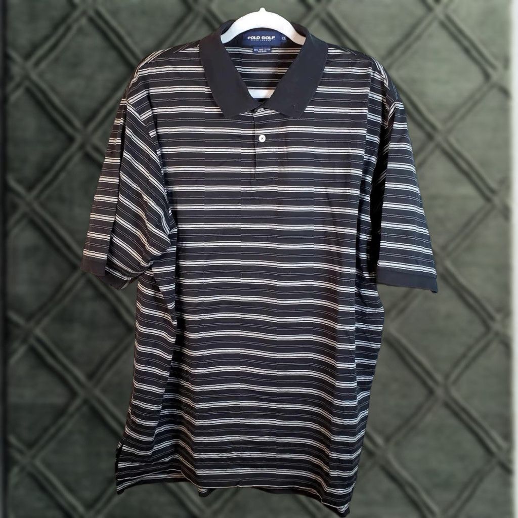 Ralph Lauren Polo Golf Ralph Lauren Polo Shirt Mens XL 100% Pima Cotton Striped Multicolor Size US XL / EU 56 / 4 - 1 Thumbnail