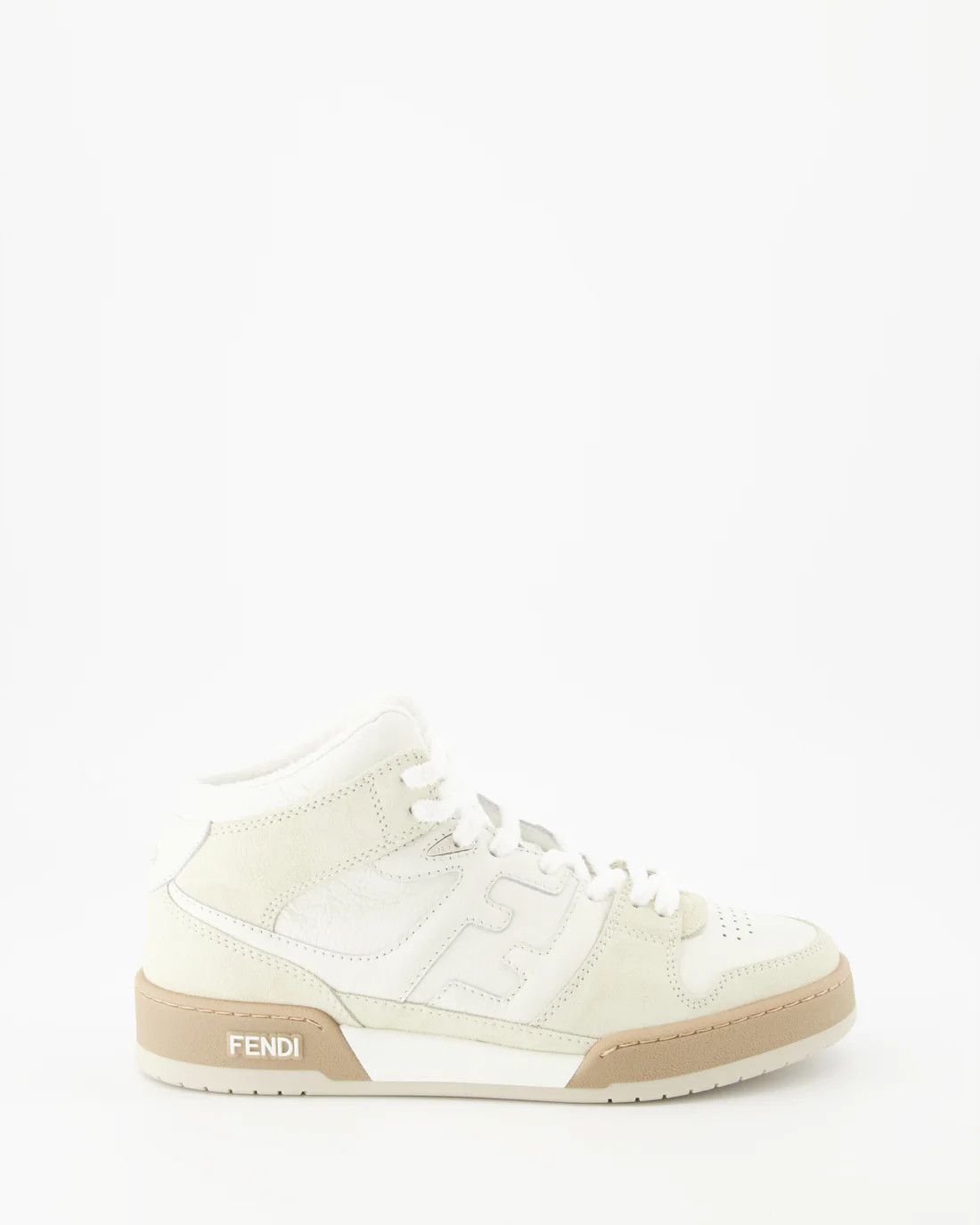 Fendi o1w1db10325 8E8358 Hi-Top Sneakers in White Size US 11 / IT 41 - 1 Thumbnail