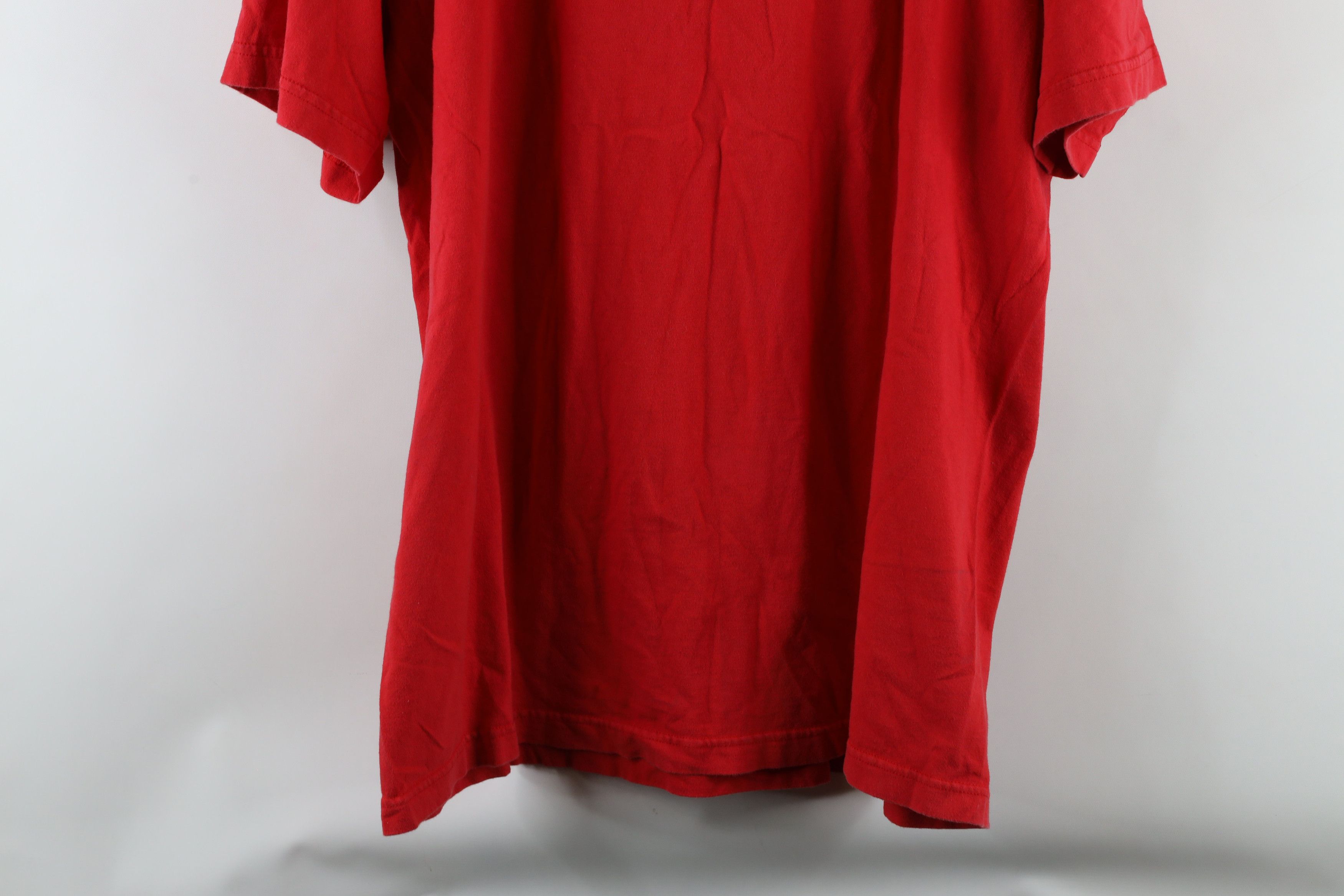 The North Face × Vintage Vintage The North Face Spell Out Big Logo T-Shirt Red Size US XXL / EU 58 / 5 - 13 Thumbnail