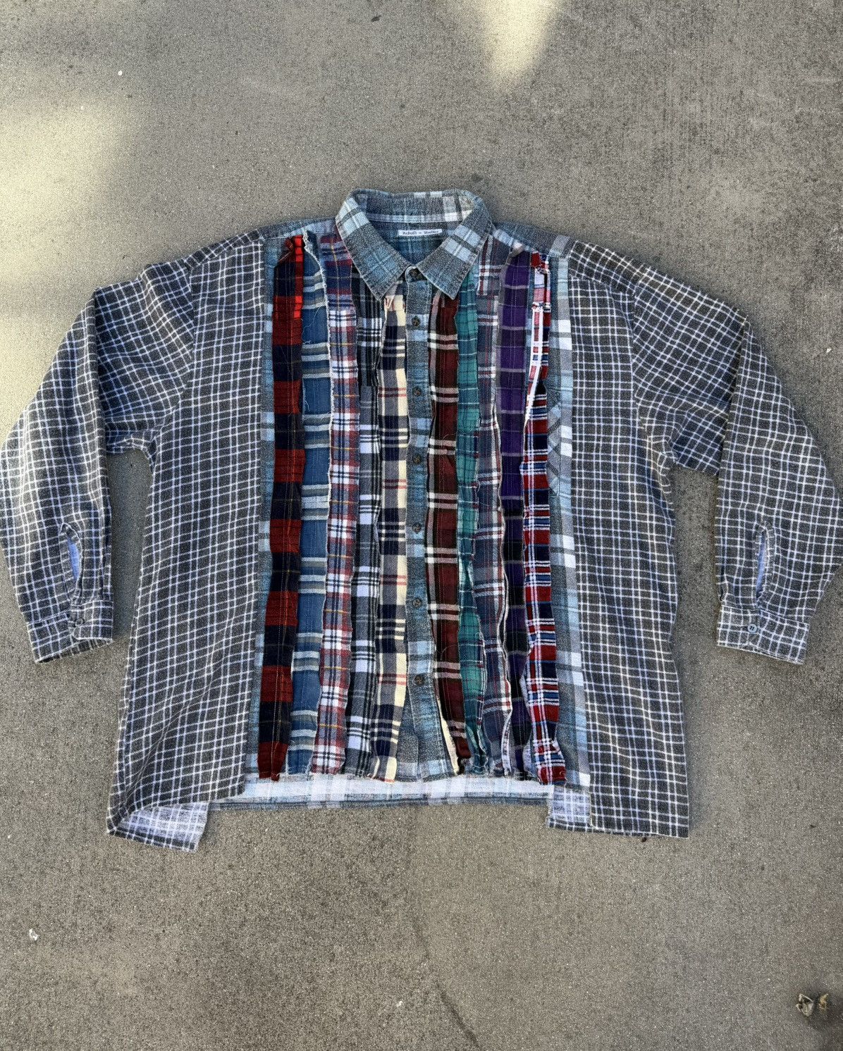 Needles Needles Multicolor Ribbon Shirt Size US L / EU 52-54 / 3 - 1 Thumbnail