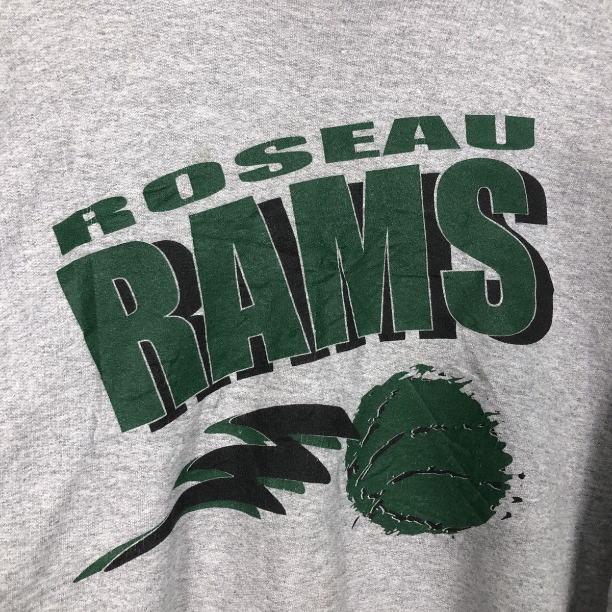 Vintage 📌Vintage Sweatshirt Crewneck Sportswear Roseau Rams Usa Size US M / EU 48-50 / 2 - 15 Thumbnail