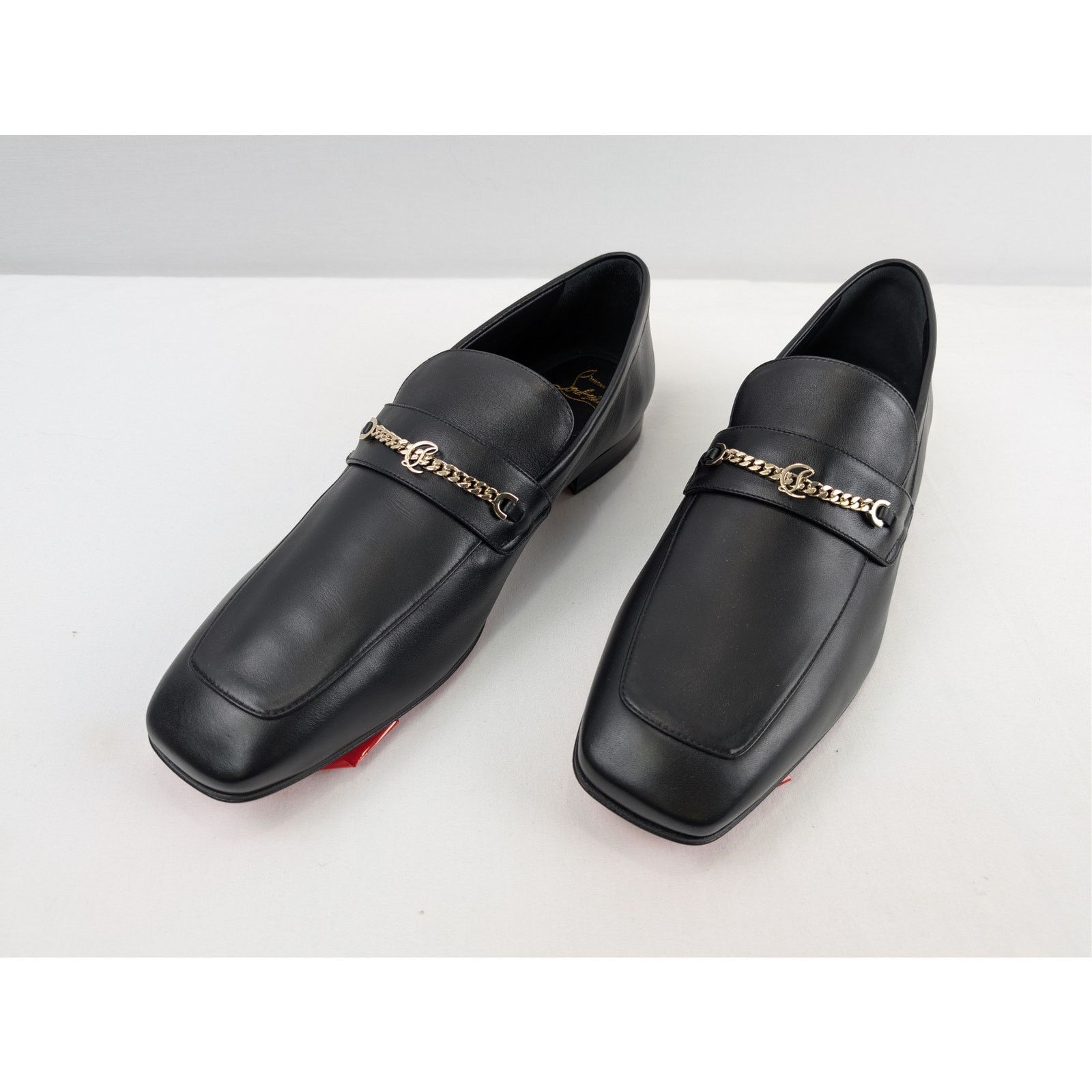 Christian Louboutin o1rshd1 MJ Moc Uomo Flat Shoe Boots in Black Size US 11 / EU 44 - 8 Thumbnail