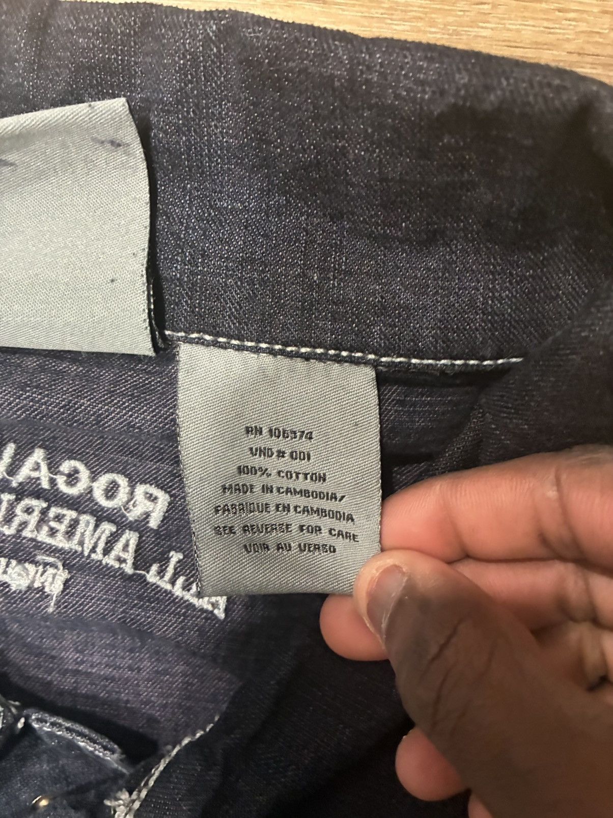 Rocawear Roca Wear navy denim jacket Size XXL #denim #jacket Size US XXL / EU 58 / 5 - 3 Thumbnail