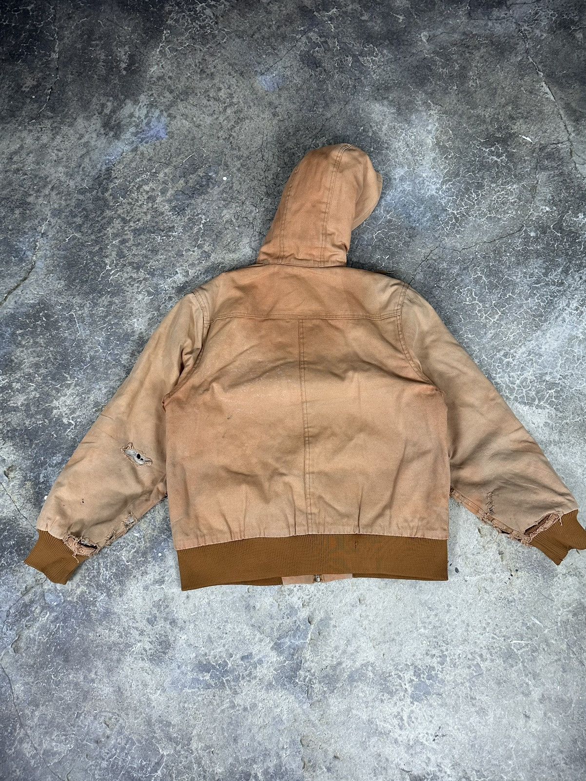 Dickies × Vintage Vintage Thrashed Hooded Dickies Paint Jacket Size US M / EU 48-50 / 2 - 8 Thumbnail