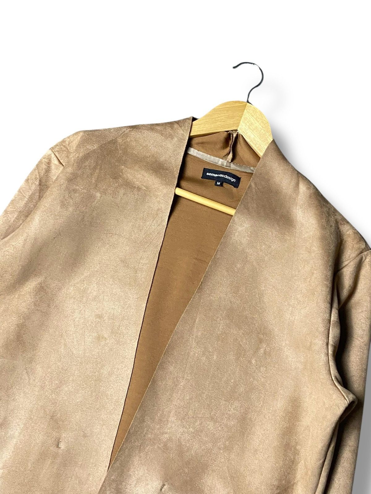 semanticdesign Semantic Design Suede Outerwear Cardigan (155) Size US M / EU 48-50 / 2 - 5 Thumbnail